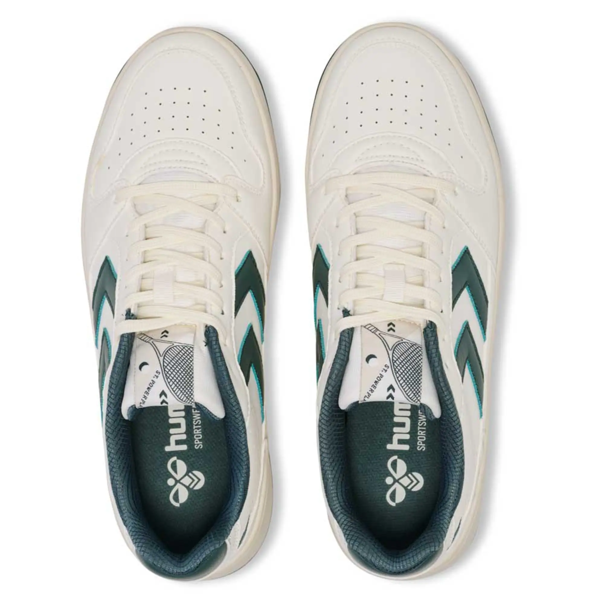 hummel  ST POWER PLAY RT  men's Shoes (Trainers) in White