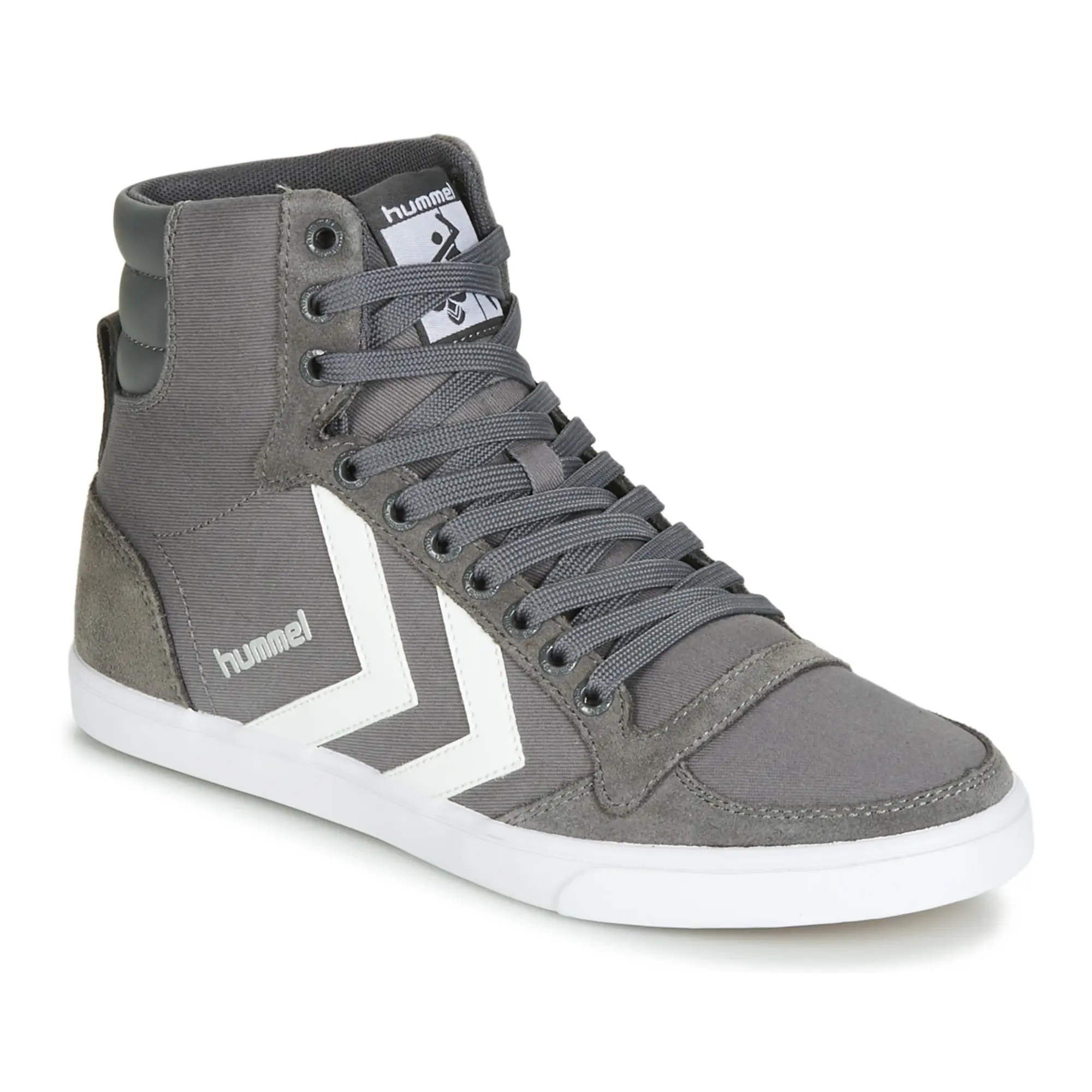 hummel  TEN STAR HIGH  men's Shoes (High-top Trainers) in Grey