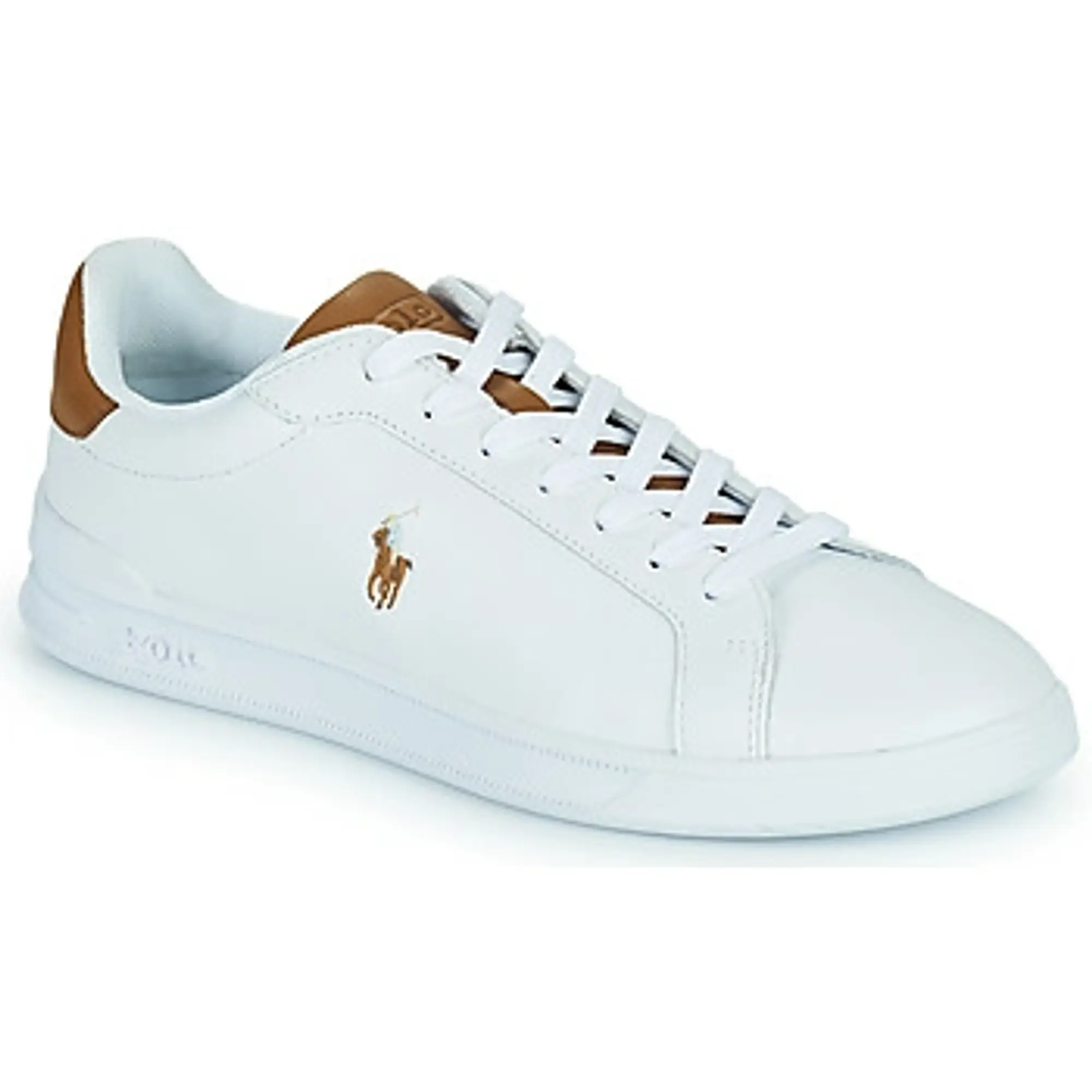 Polo Ralph Lauren  HRT CT II-SNEAKERS-LOW TOP LACE  men's Shoes (Trainers) in White