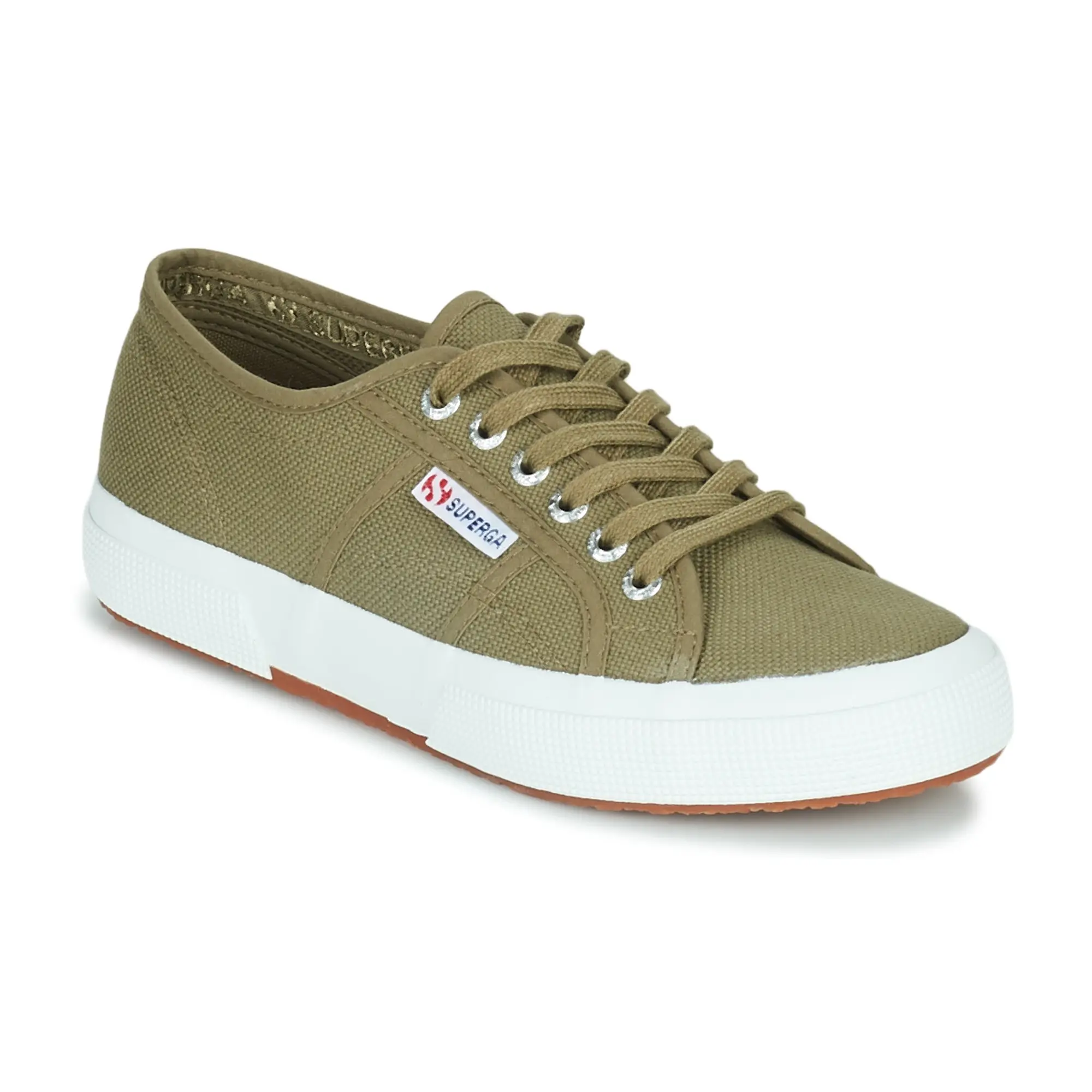 Superga  2750 COTU  women's Shoes (Trainers) in Green