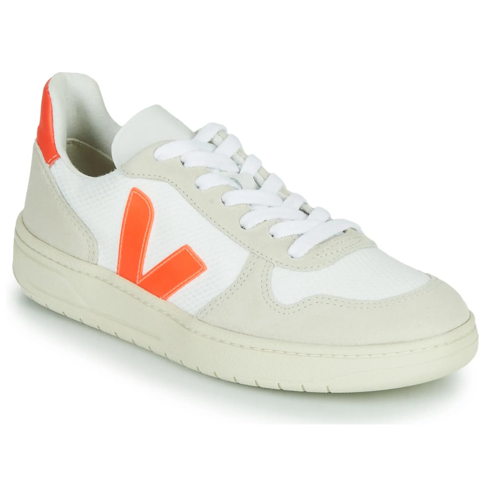 Veja  V-10  women's Shoes (Trainers) in White