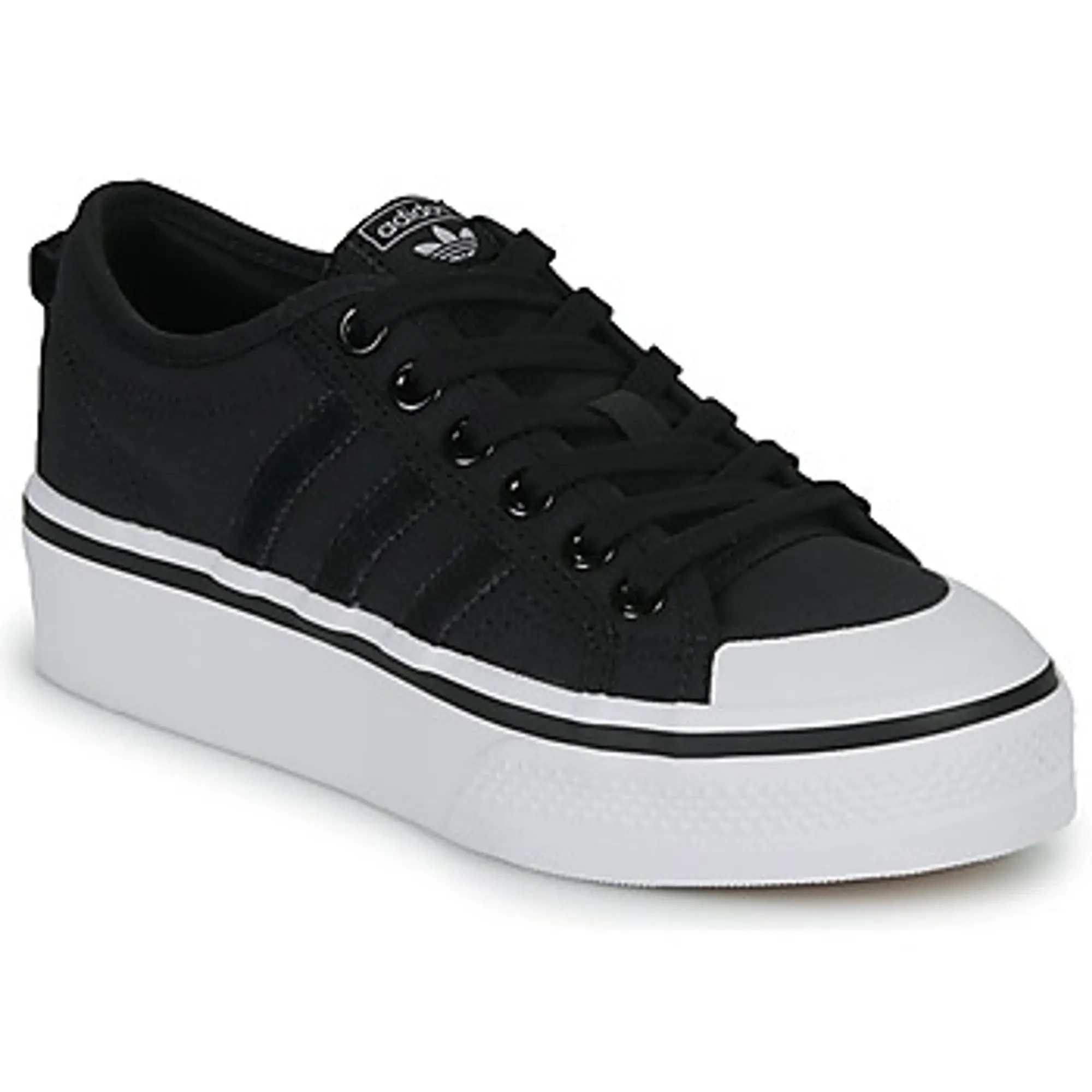adidas  NIZZA PLATFORM W  women's Shoes (Trainers) in Black