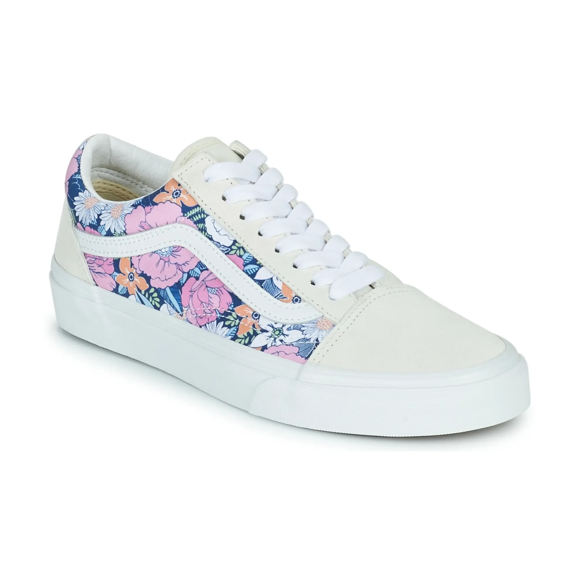 Vans  OLD SKOOL  women's Shoes (Trainers) in White