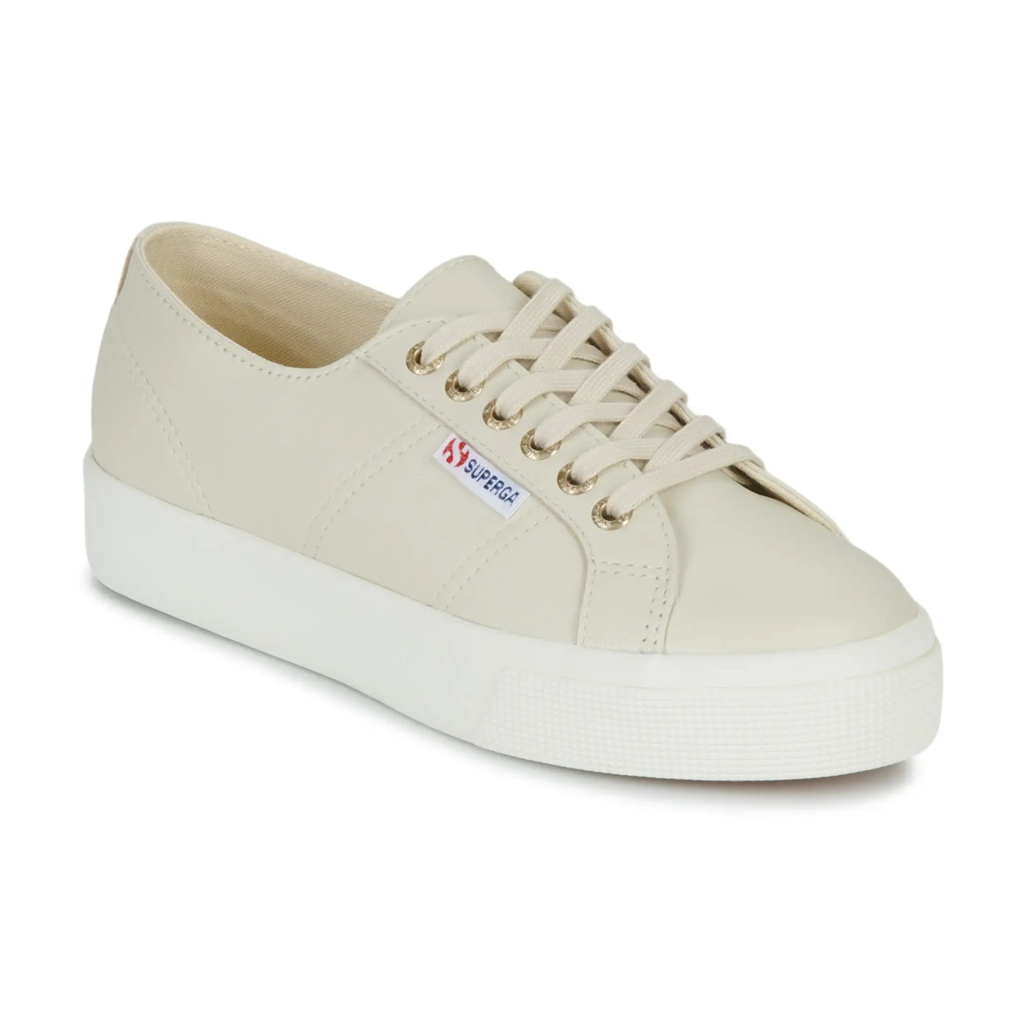 Superga  2730 NAPPA  women's Shoes (Trainers) in Beige