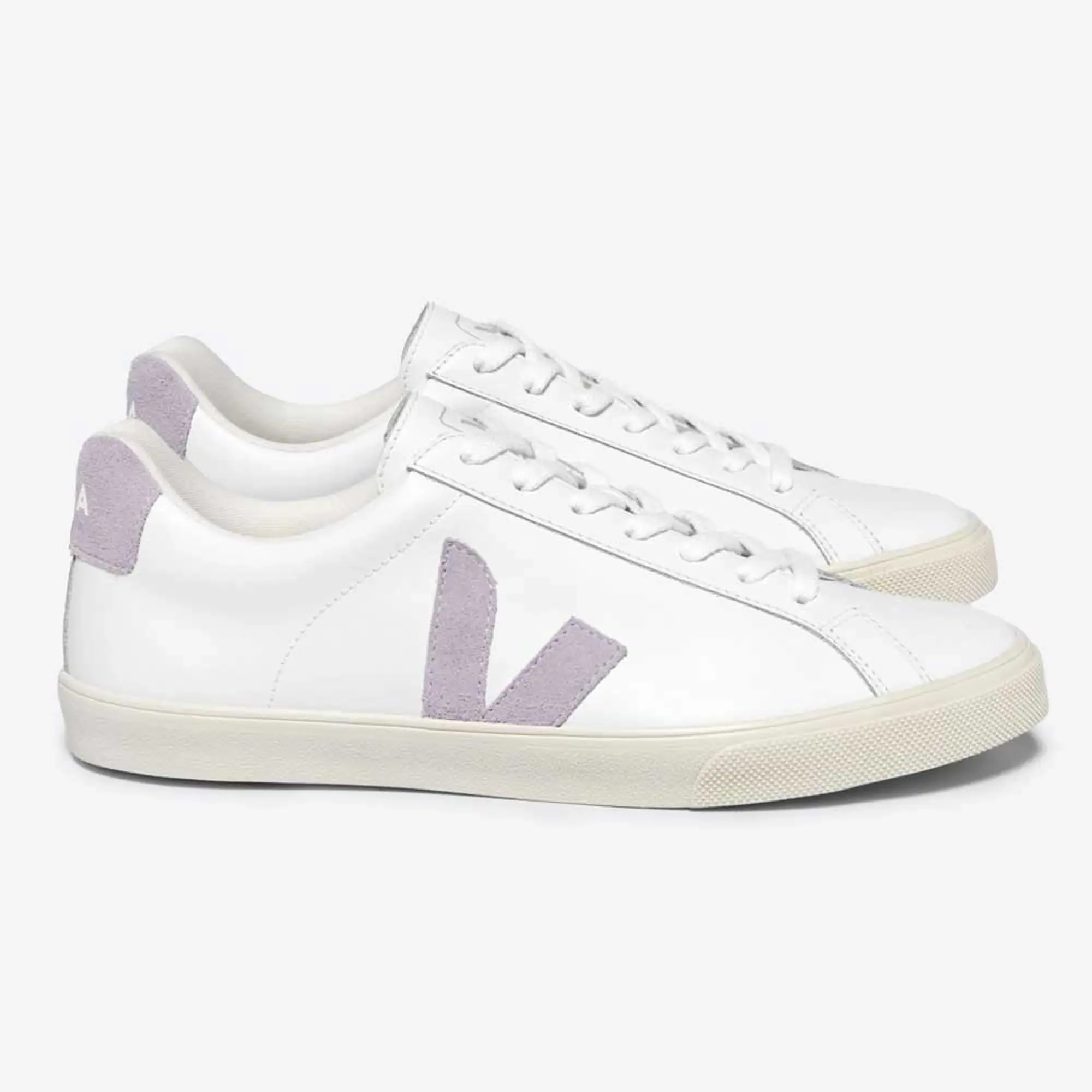 Veja Women's Esplar Logo-Appliquéd Leather and Suede Trainers