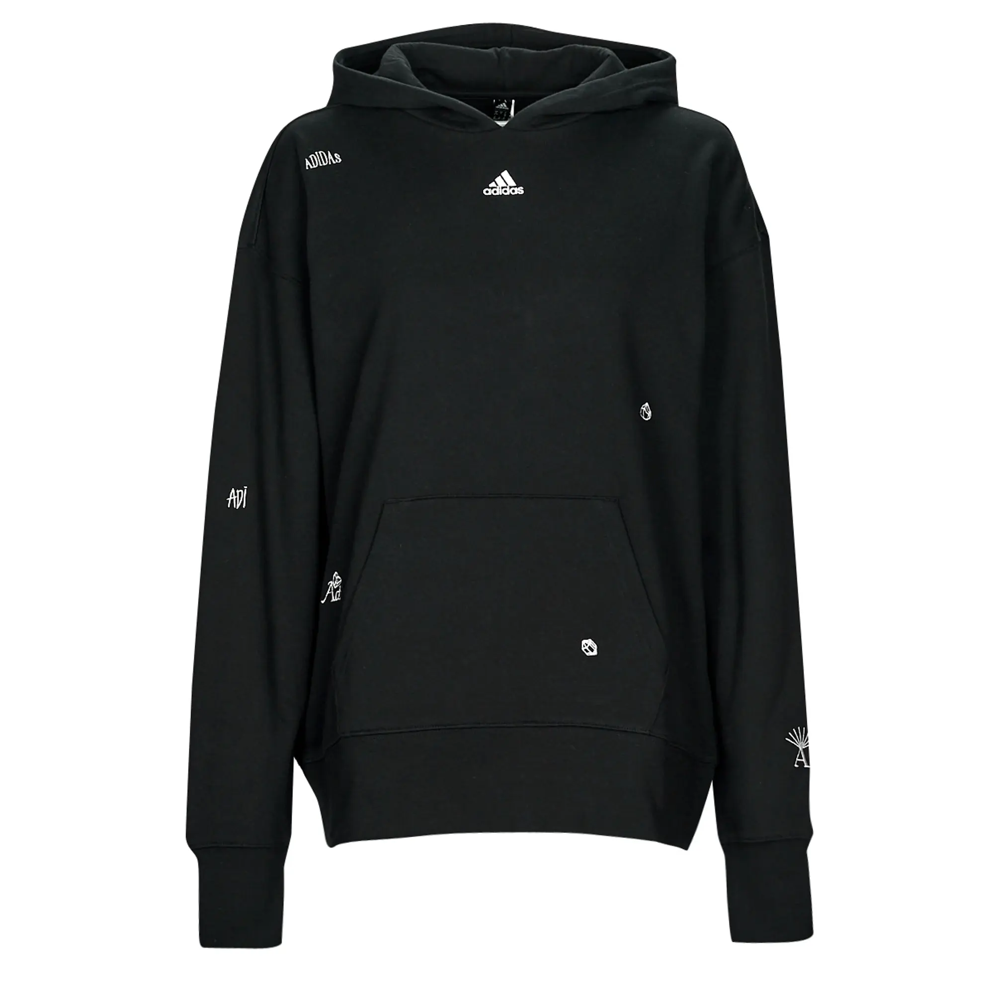 adidas  BLUV Q1 HD SWT  women's Sweatshirt in Black
