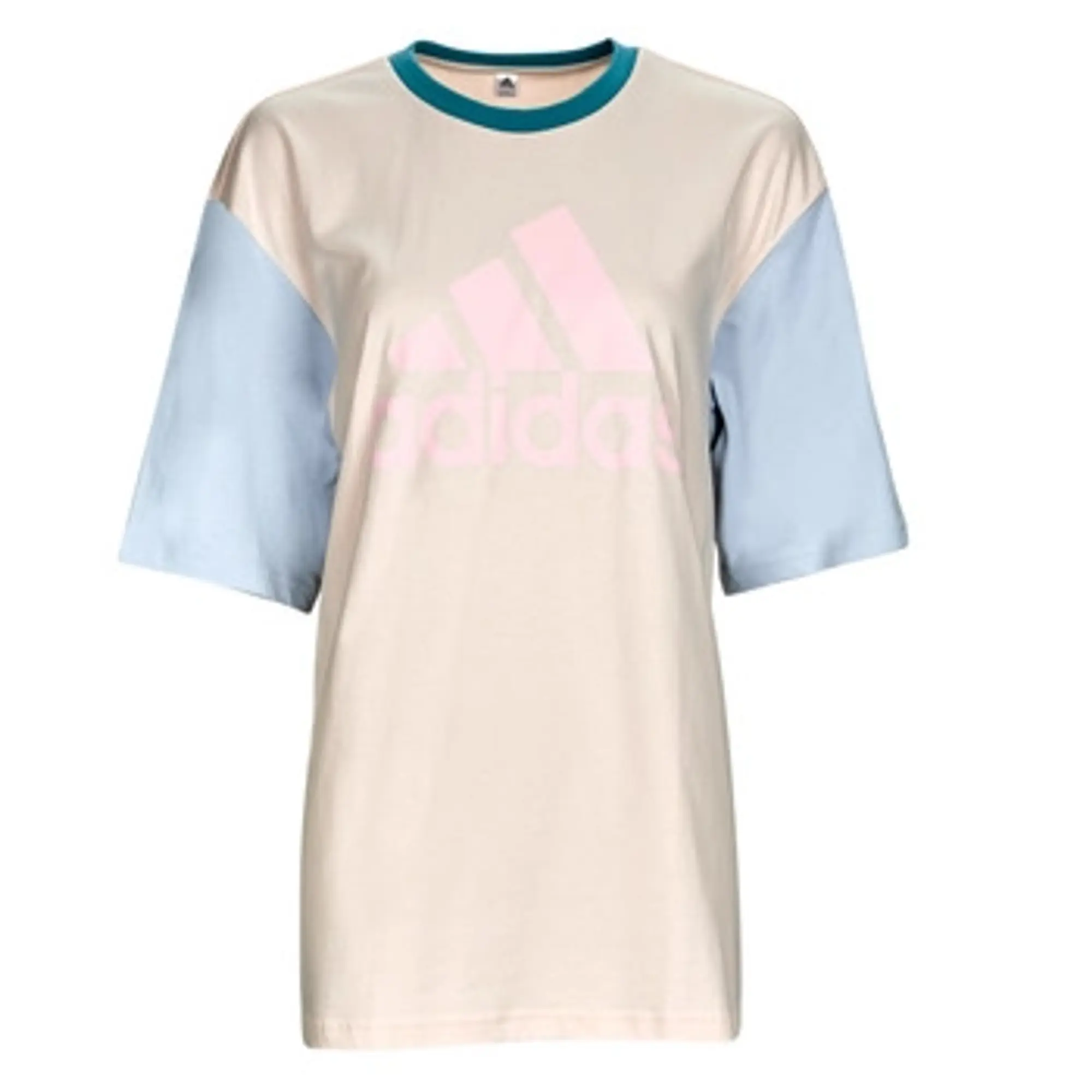 adidas  BL BF TEE  women's T shirt in Beige