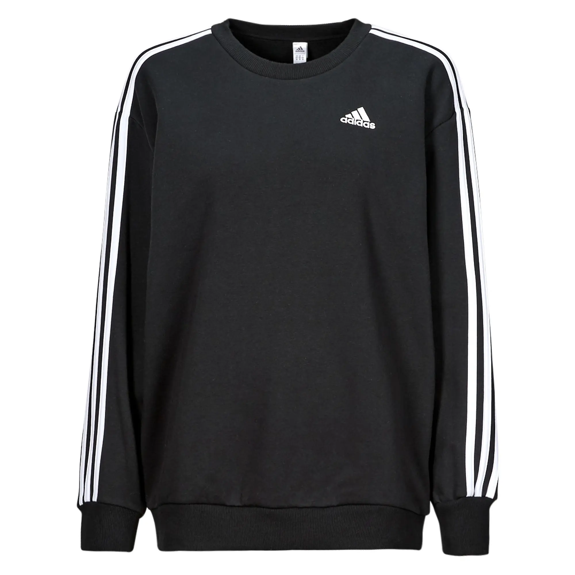 adidas  W 3S FL OS SWT  women's Sweatshirt in Black