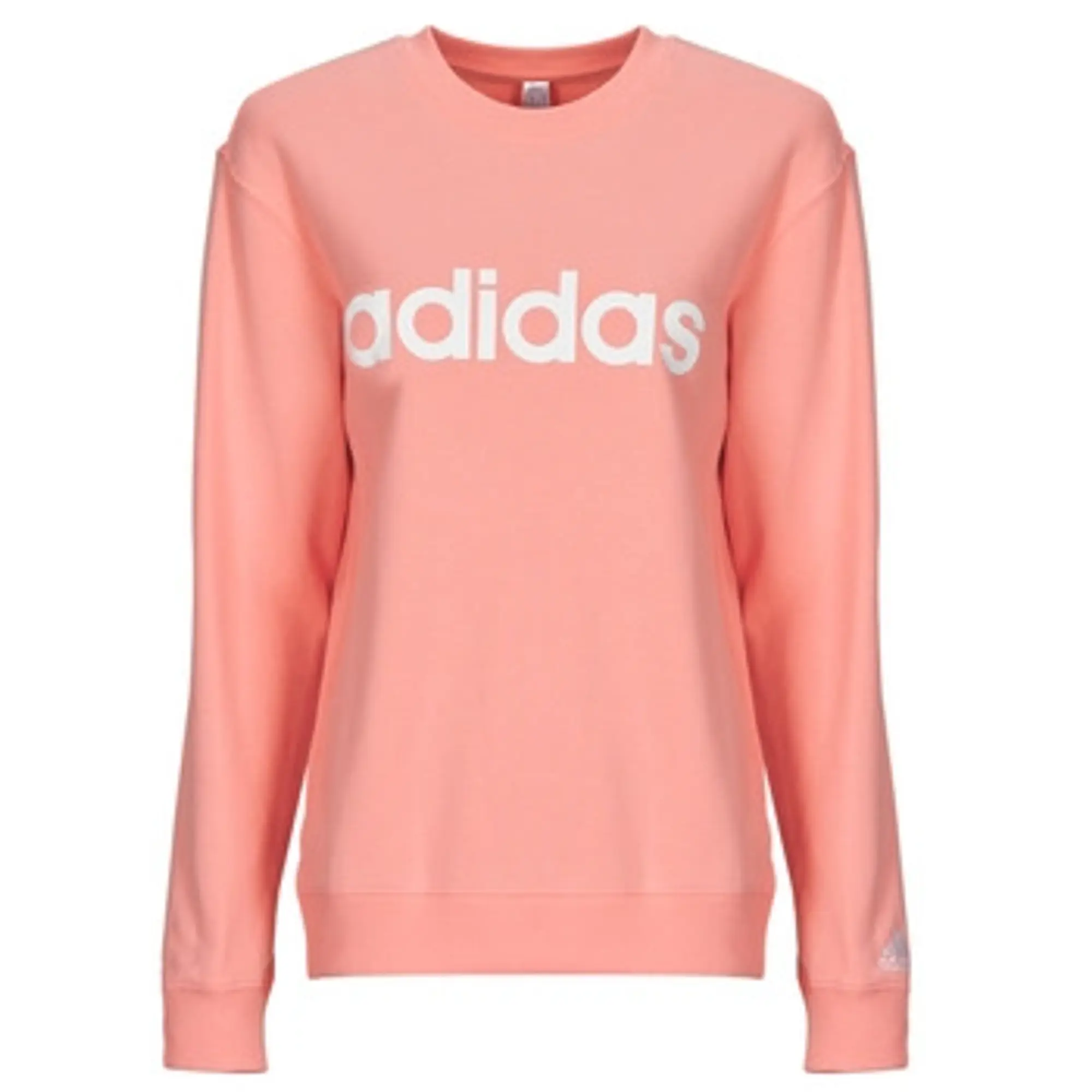 adidas  Essentials Linear French Terry Sweatshirt  women's Sweatshirt in Pink