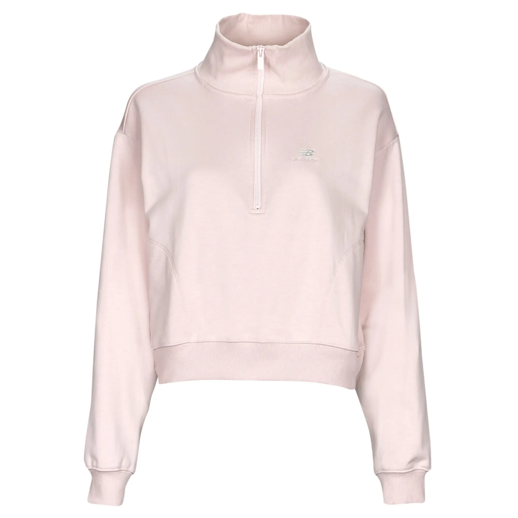 New Balance  Athletics 1/4 Zip  women's Sweatshirt in Pink