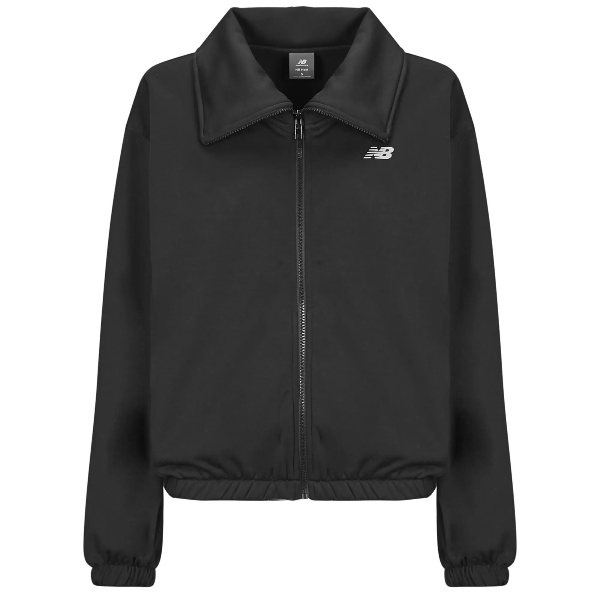 New Balance  FLEECE FULL ZIP  women's Fleece jacket in Black