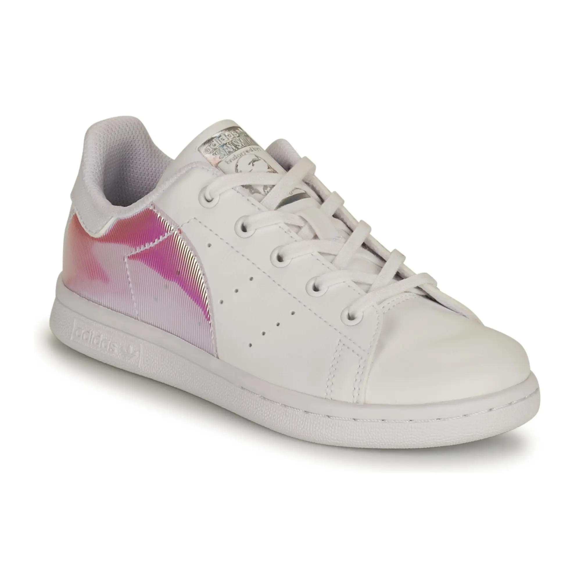 adidas  STAN SMITH C  girls's Children's Shoes (Trainers) in White