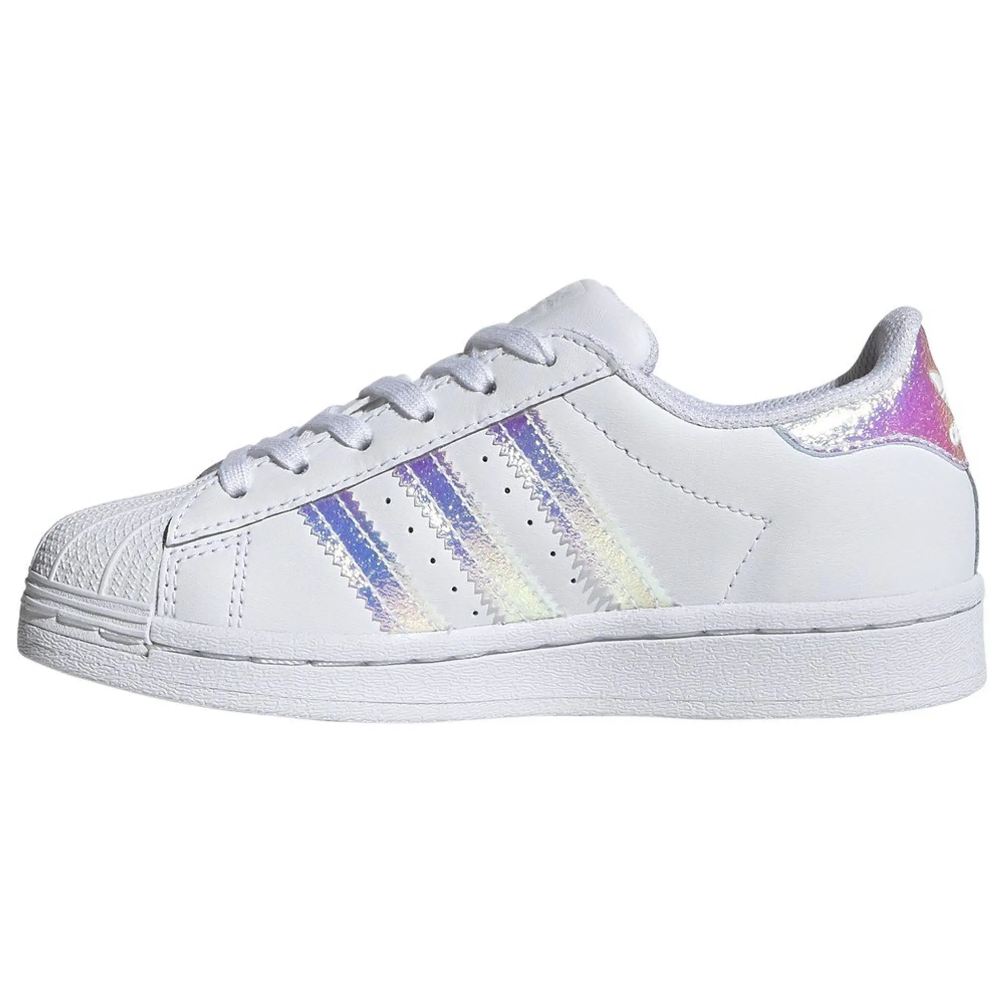adidas  SUPERSTAR C  girls's Children's Shoes (Trainers) in White