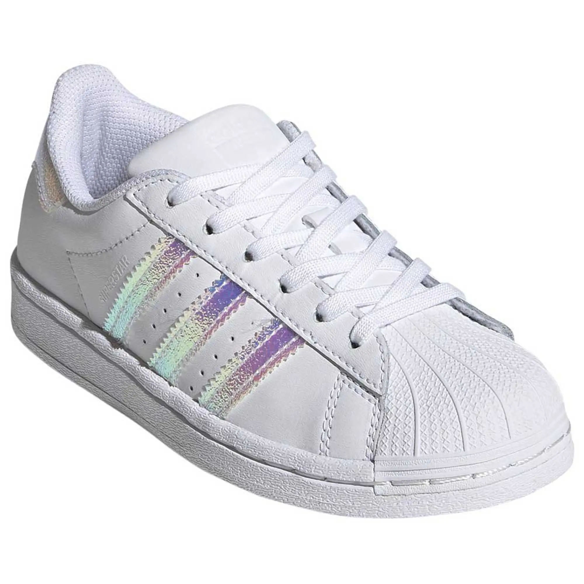 adidas  SUPERSTAR C  girls's Children's Shoes (Trainers) in White