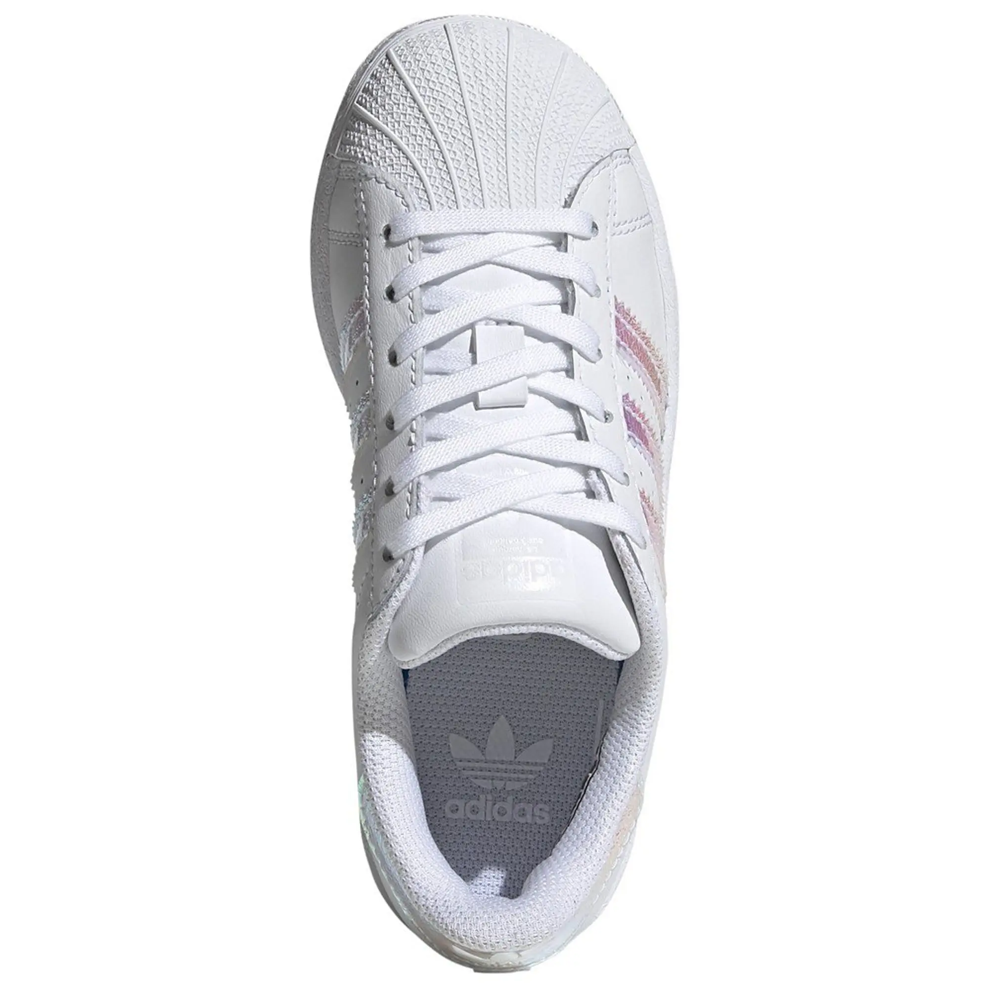 adidas  SUPERSTAR C  girls's Children's Shoes (Trainers) in White