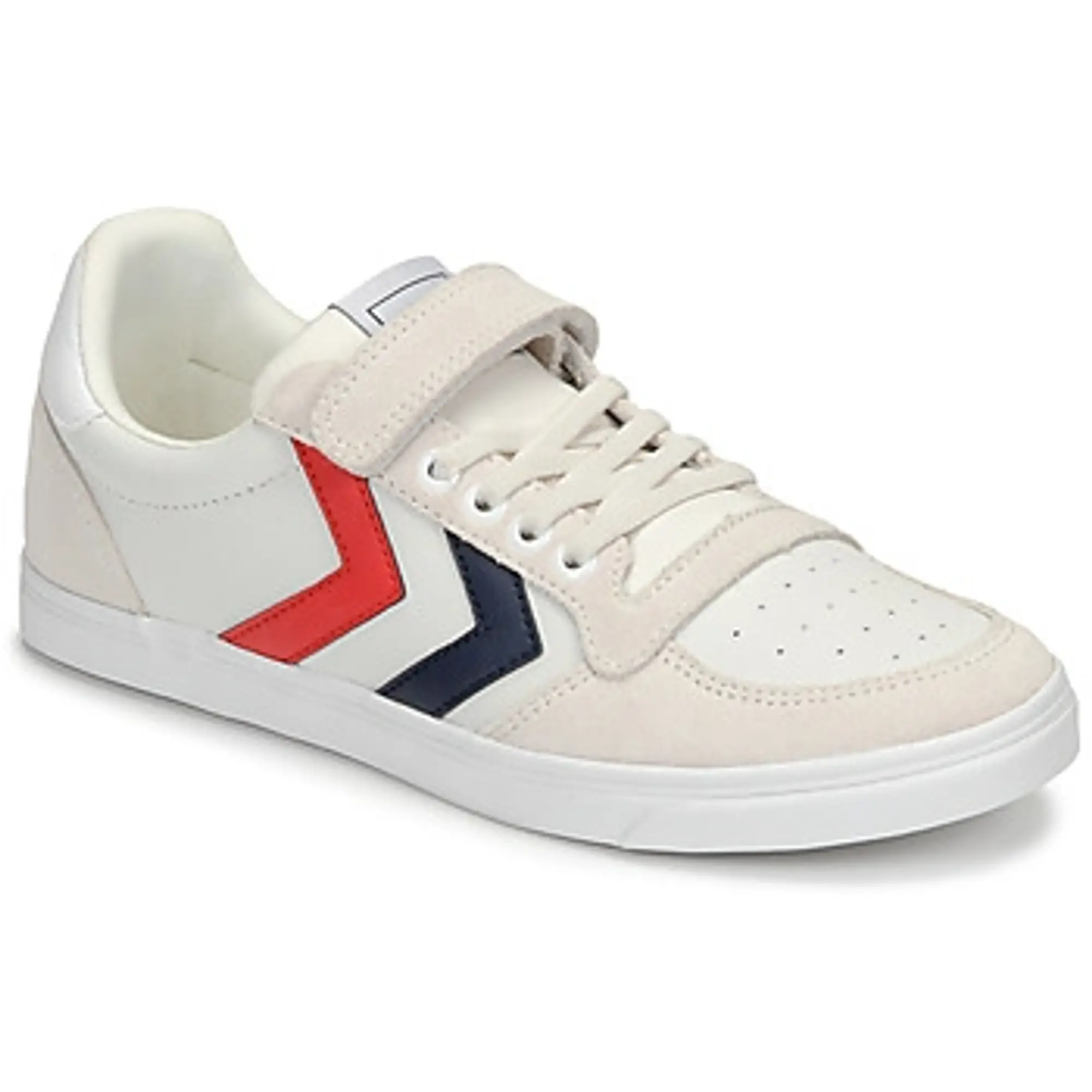 hummel  SLIMMER STADIL LEATHER LOW JR  girls's Children's Shoes (Trainers) in White