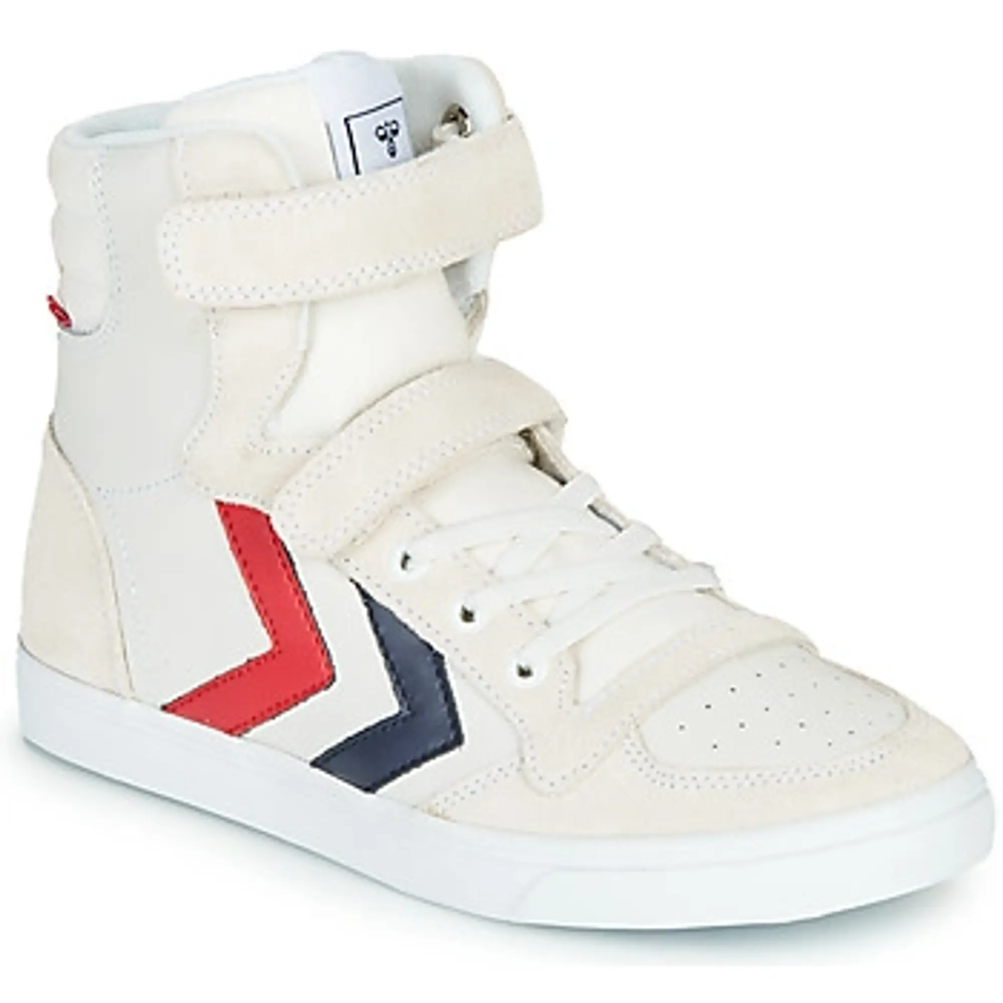 hummel  SLIMMER STADIL LEATHER HIGH JR  girls's Children's Shoes (High-top Trainers) in White