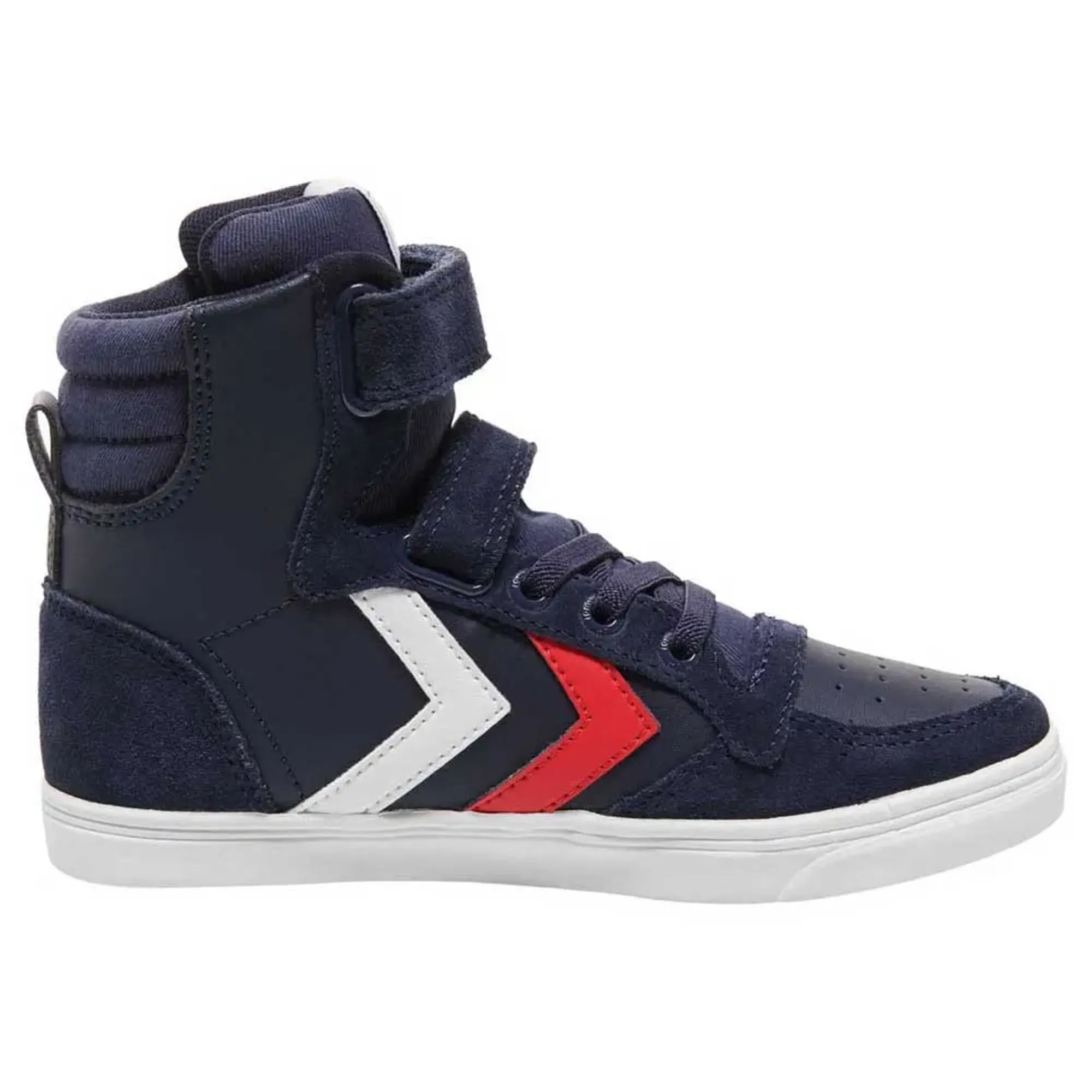 hummel  SLIMMER STADIL HIGH JR  boys's Children's Shoes (High-top Trainers) in Blue