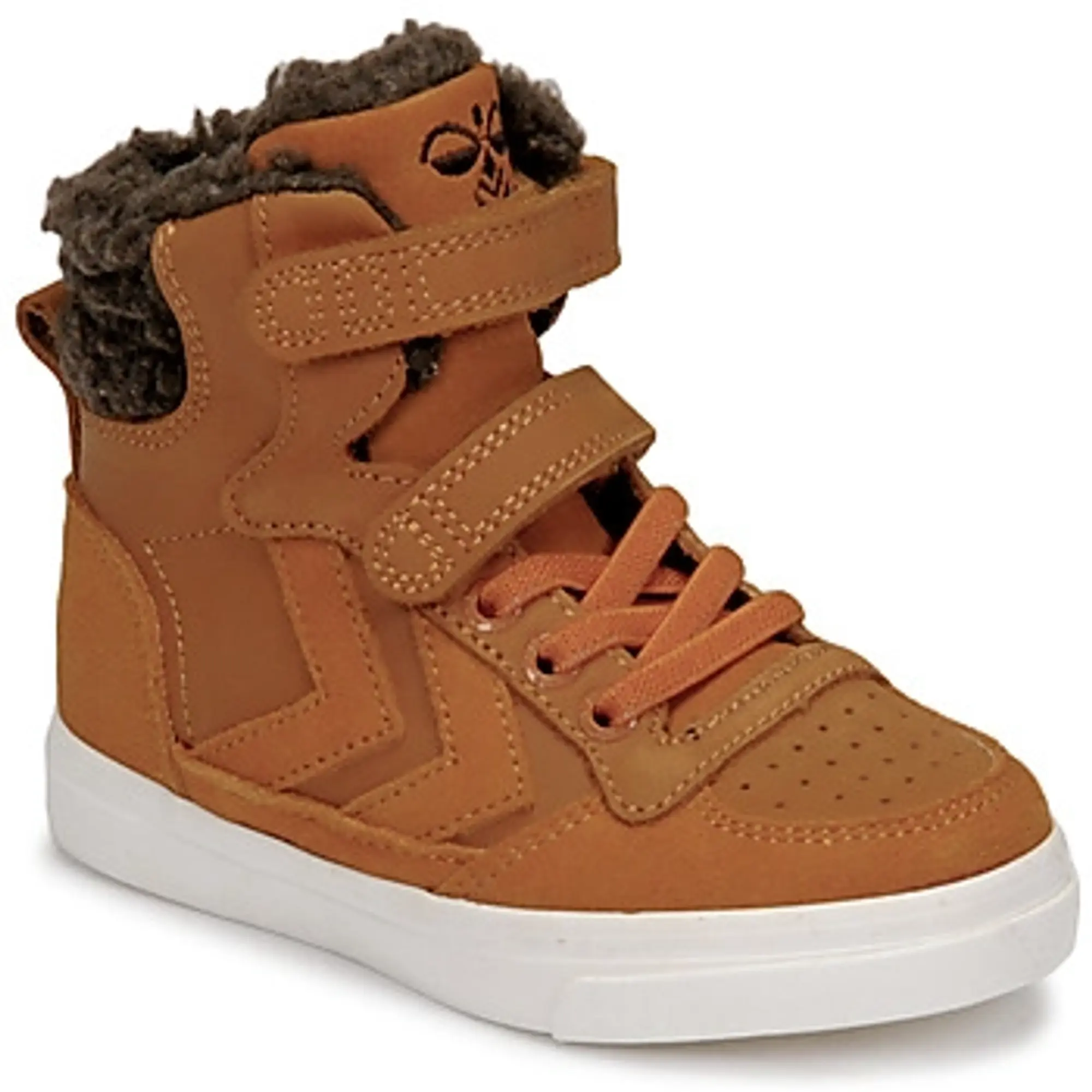 hummel  STADIL WINTER HIGH JR  girls's Children's Shoes (High-top Trainers) in Brown