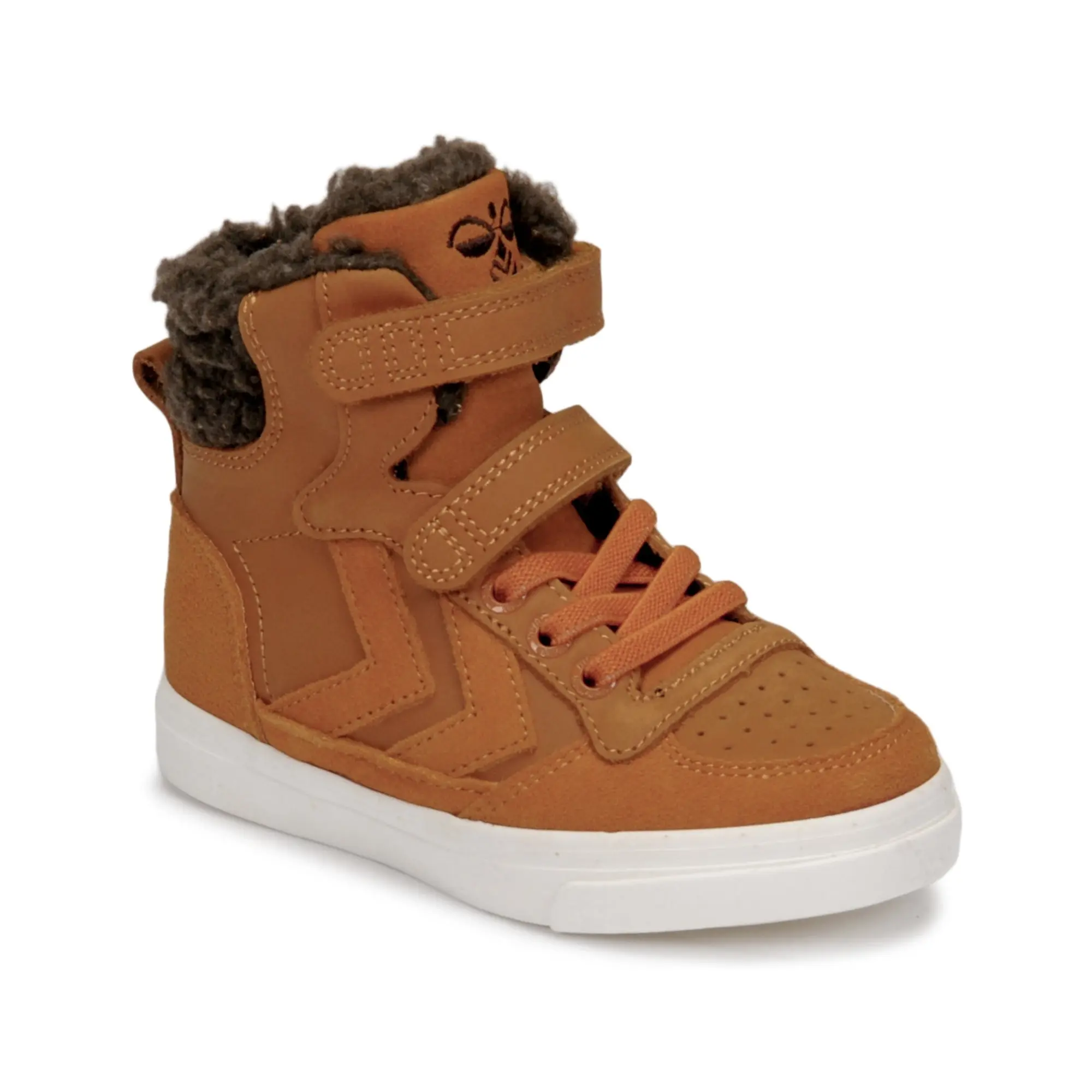 hummel  STADIL WINTER HIGH JR  girls's Children's Shoes (High-top Trainers) in Brown