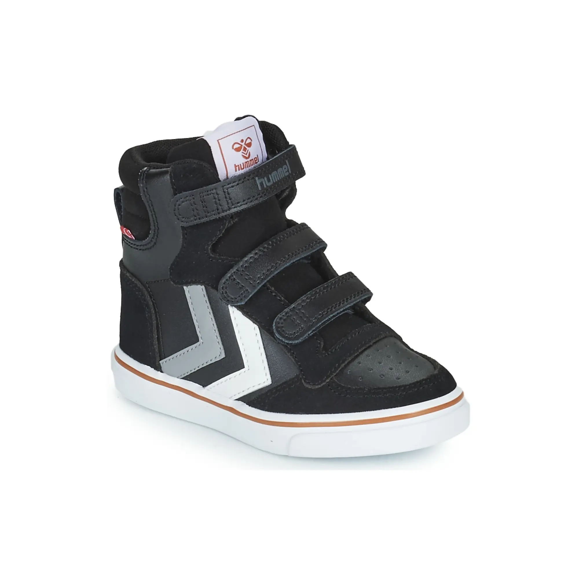 hummel  STADIL PRO JR  girls's Children's Shoes (High-top Trainers) in Black