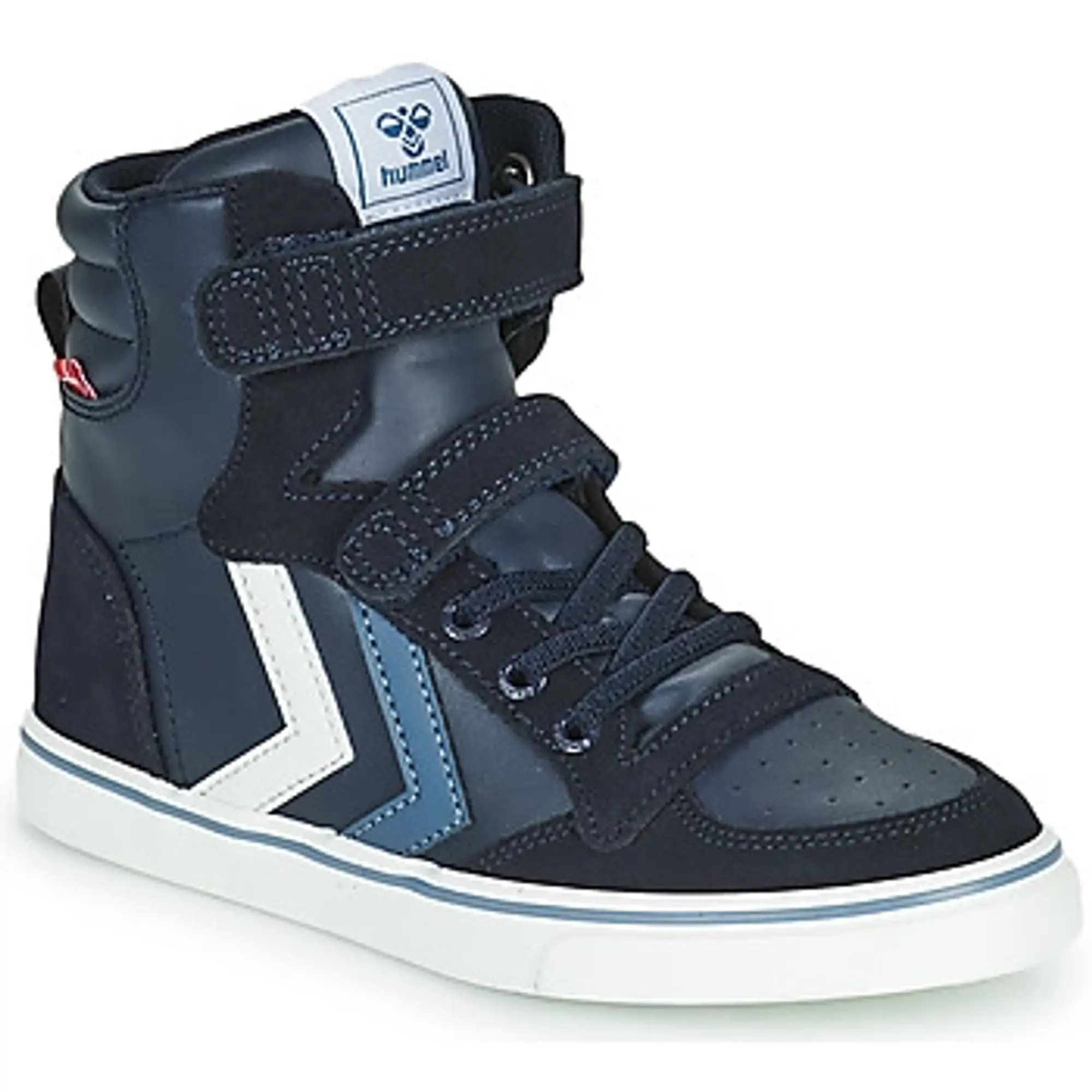 hummel  SLIMMER STADIL JR  girls's Children's Shoes (High-top Trainers) in Blue