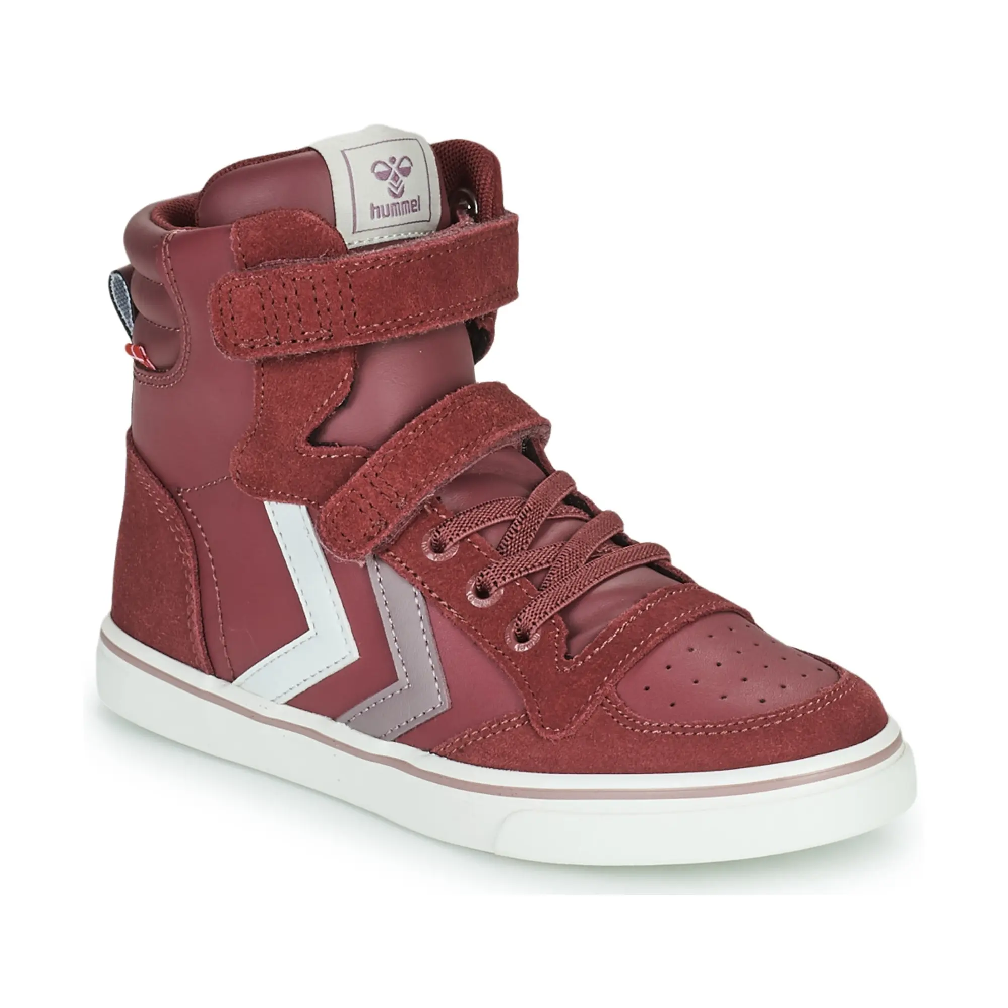 hummel  SLIMMER STADIL JR  girls's Children's Shoes (High-top Trainers) in Purple