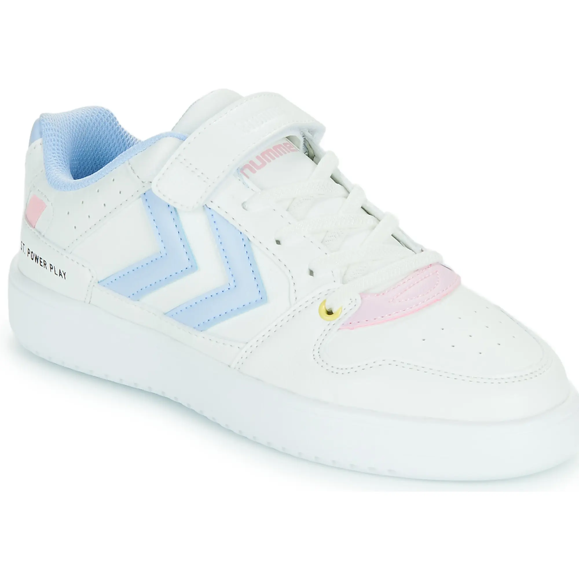 hummel  ST. POWER PLAY JR  boys's Children's Shoes (Trainers) in White