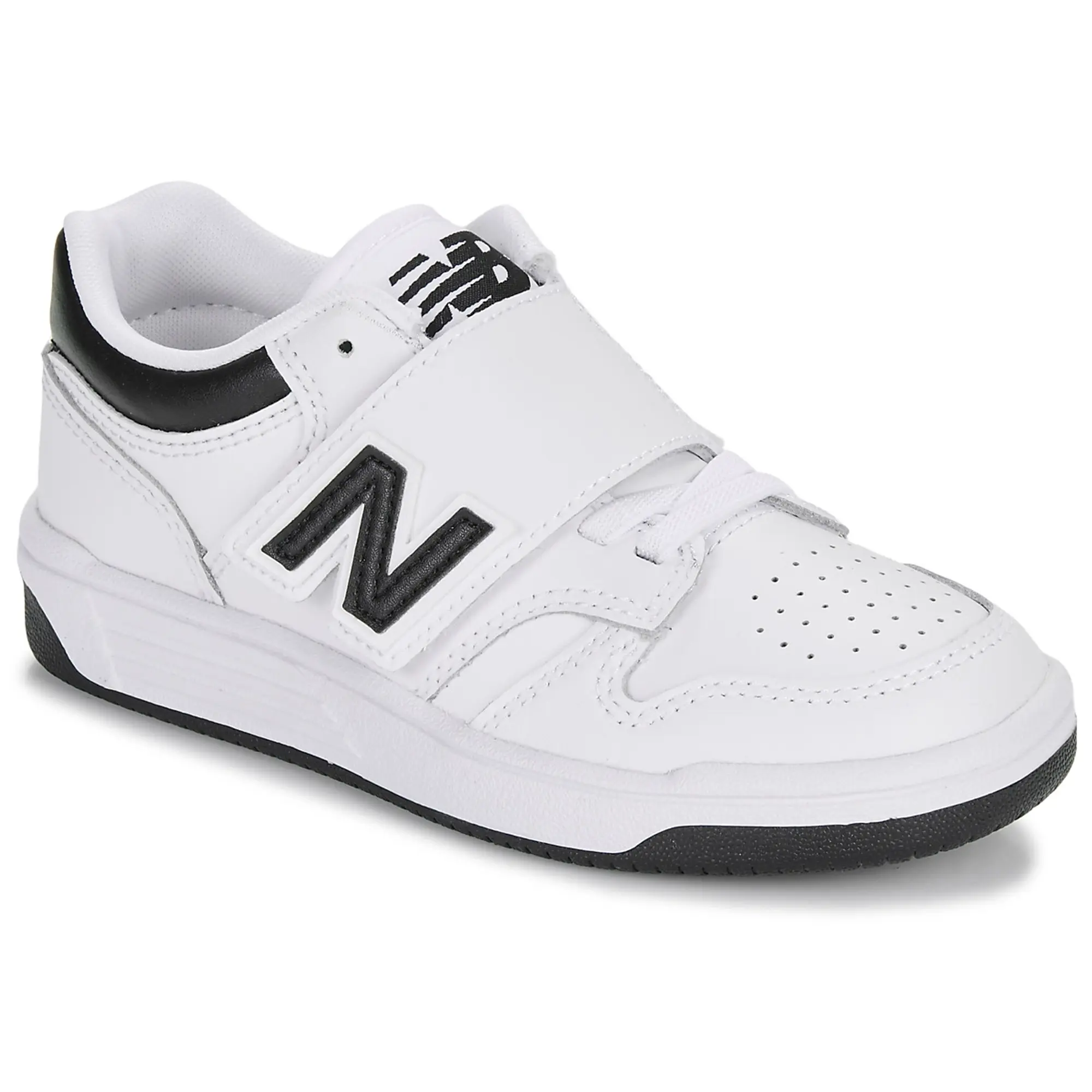 New Balance  480  girls's Children's Shoes (Trainers) in White