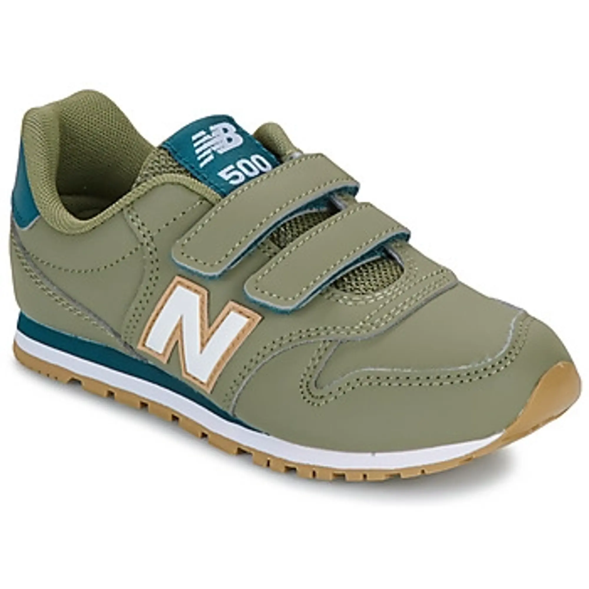 New Balance  500  girls's Children's Shoes (Trainers) in Kaki