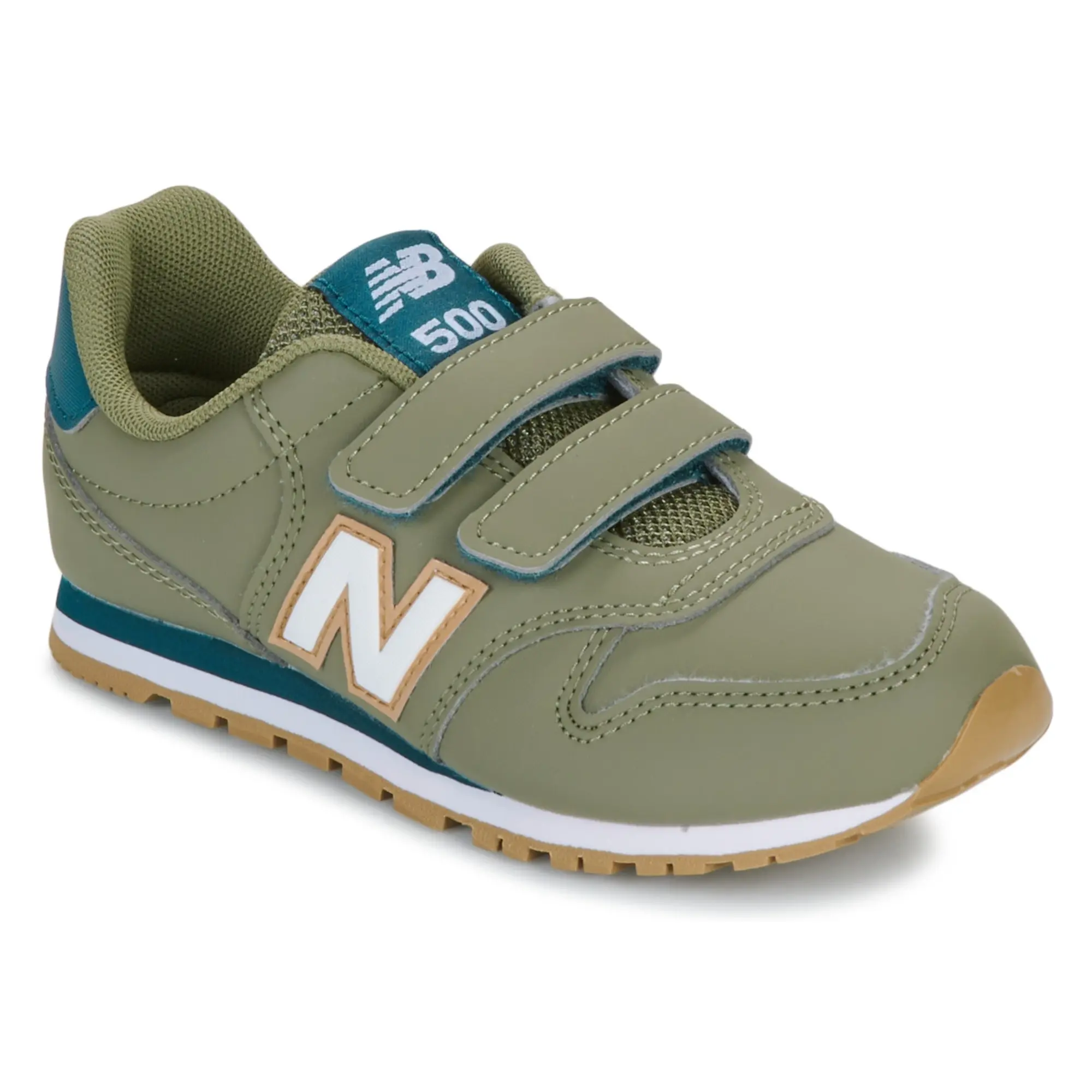 New Balance  500  girls's Children's Shoes (Trainers) in Kaki