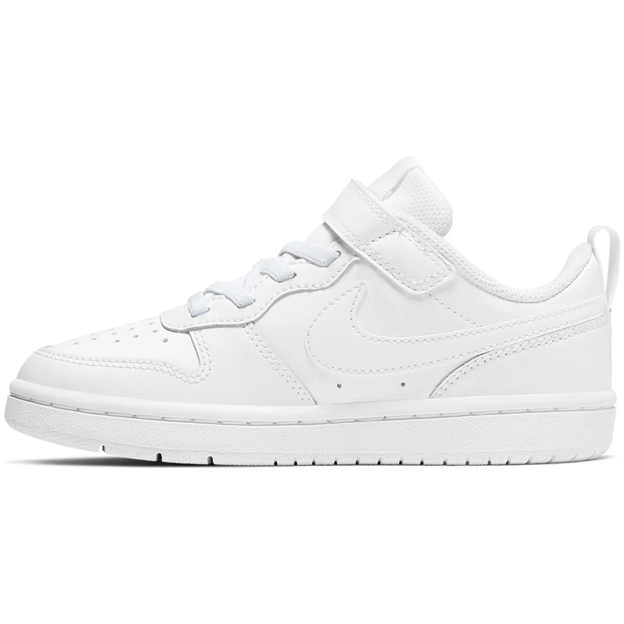 Nike  COURT BOROUGH LOW 2 PS  boys's Children's Shoes (Trainers) in White