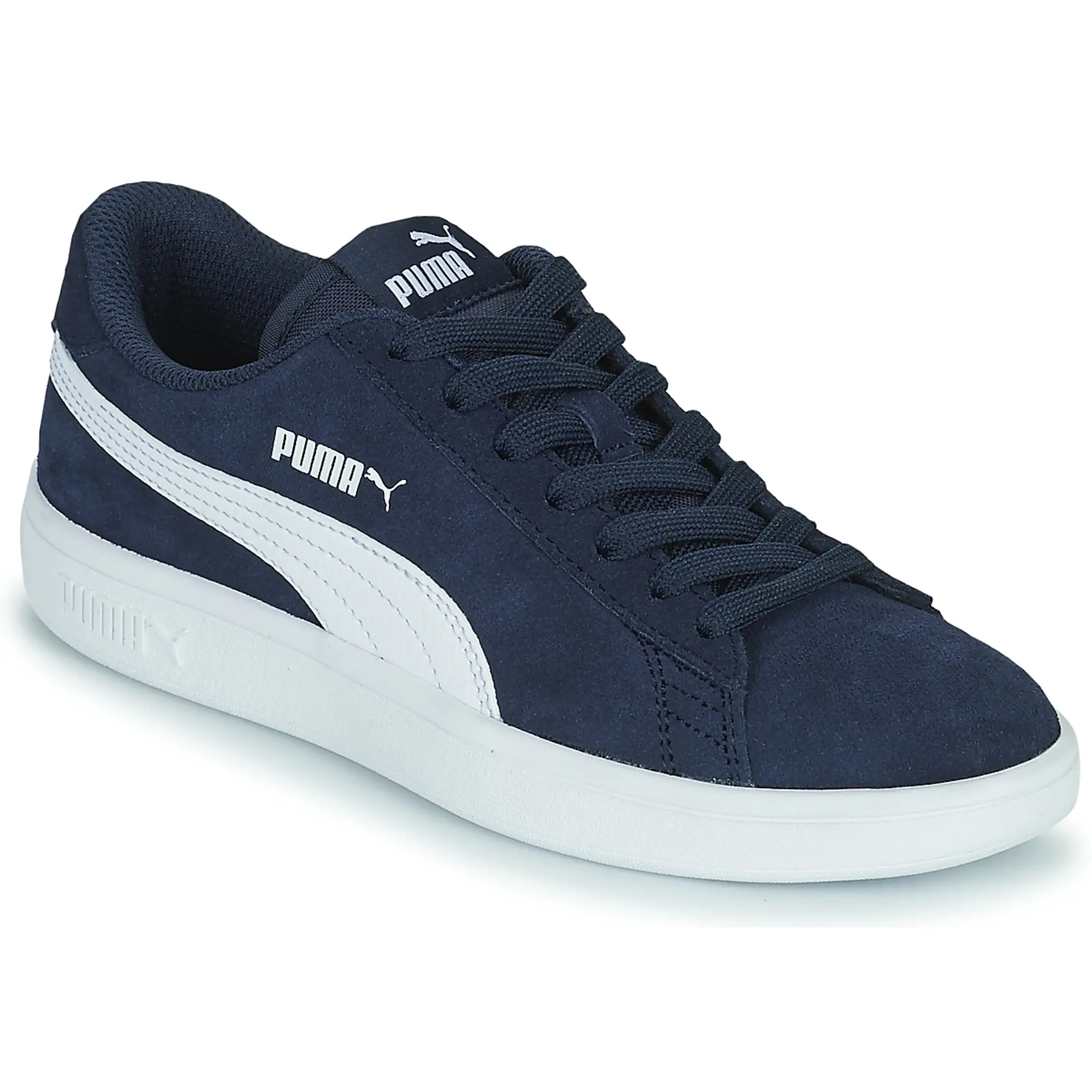 Puma  SMASH JR  girls's Children's Shoes (Trainers) in Blue