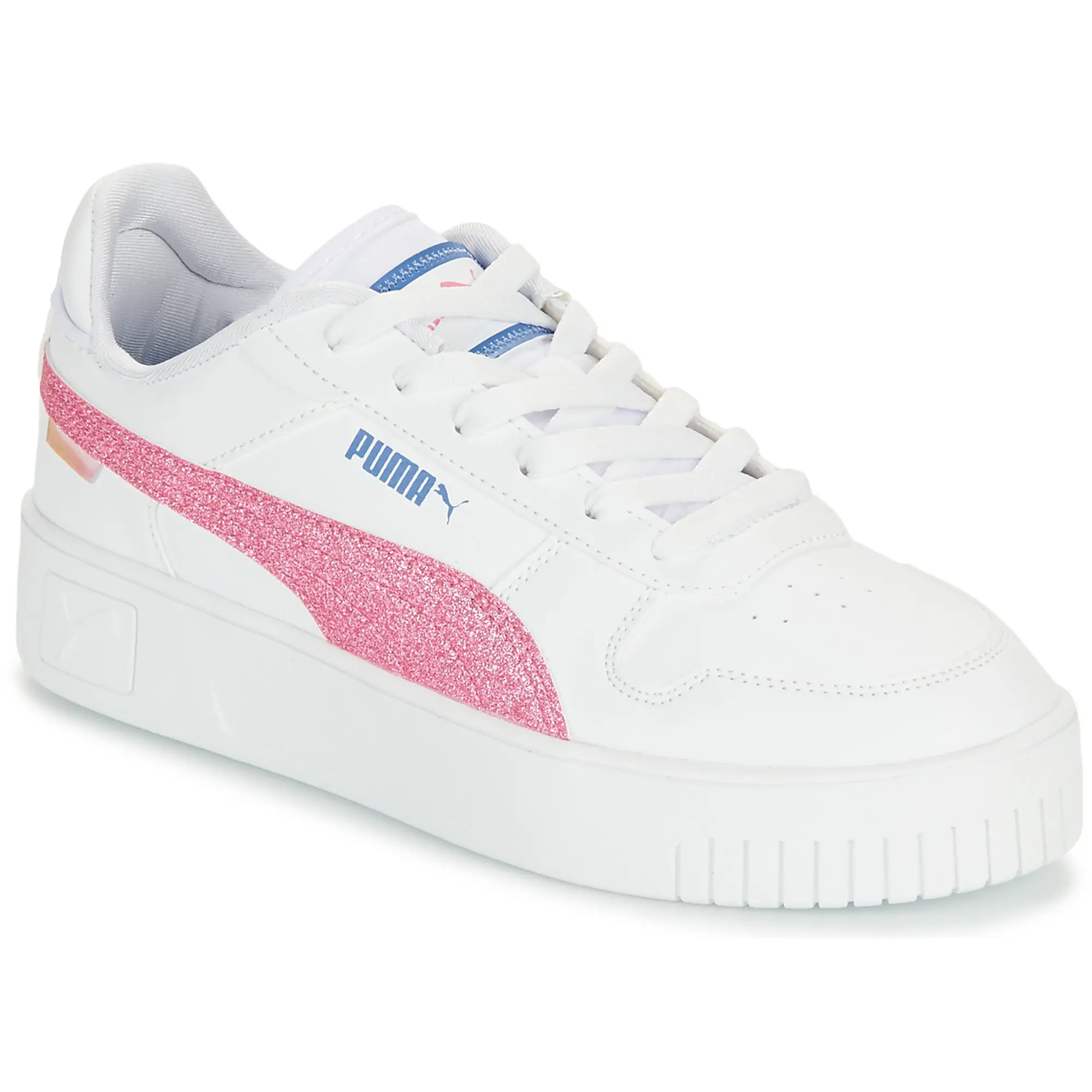 Puma  CARINA STREET JR  girls's Children's Shoes (Trainers) in White