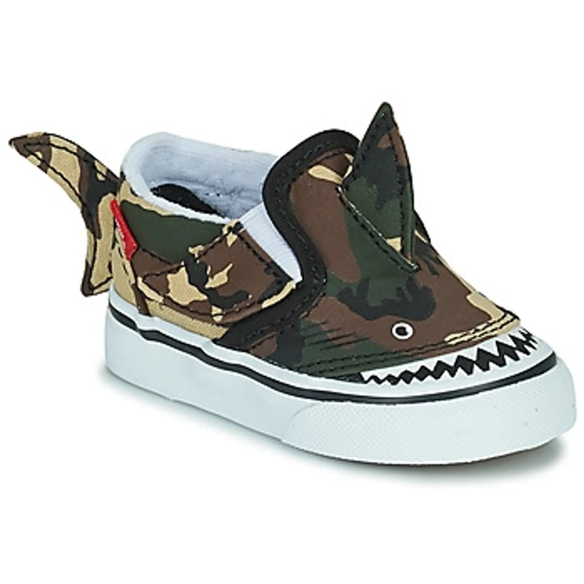 Vans  Slip-On V Shark  boys's Children's Shoes (Trainers) in Black