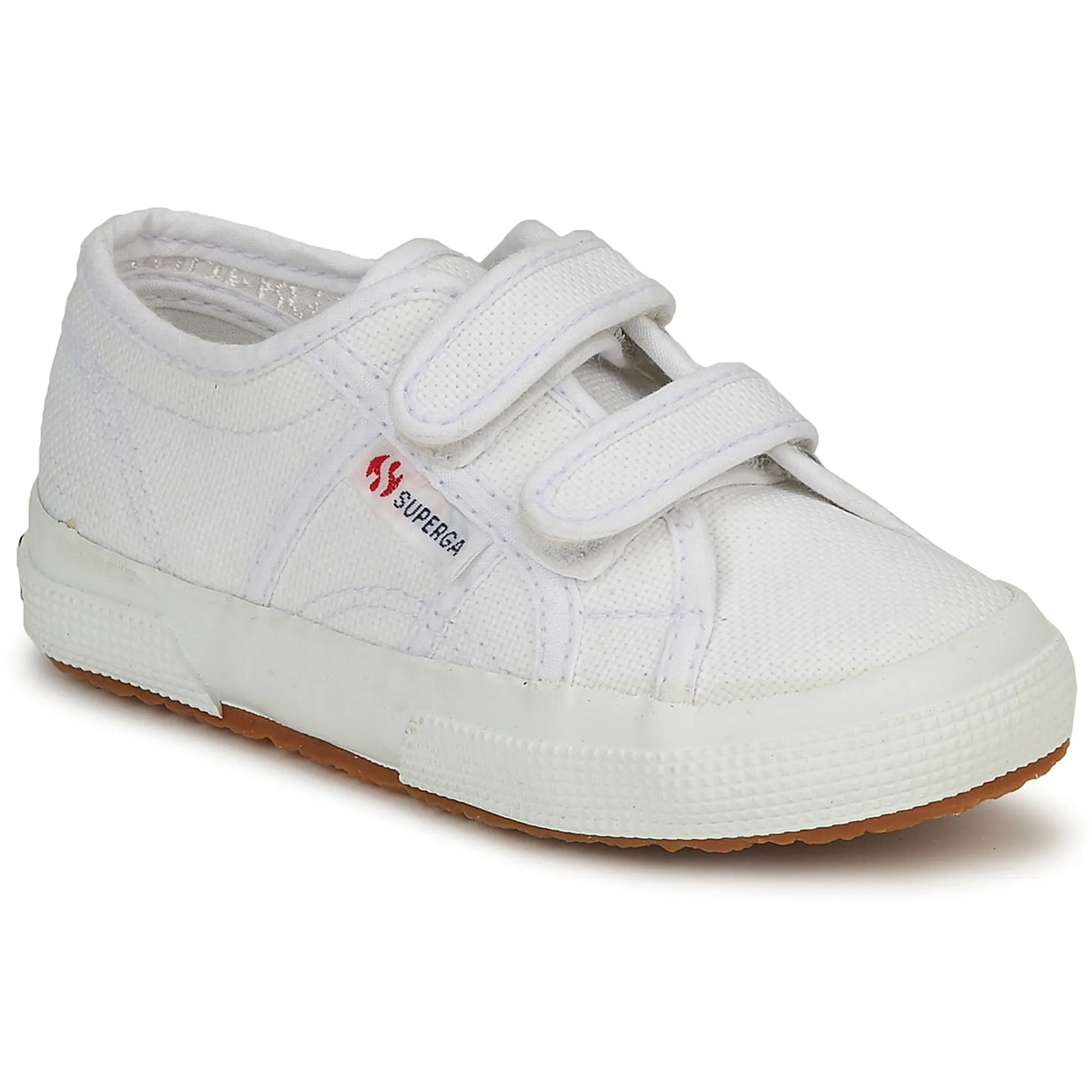 Superga  2750 STRAP  boys's Children's Shoes (Trainers) in White