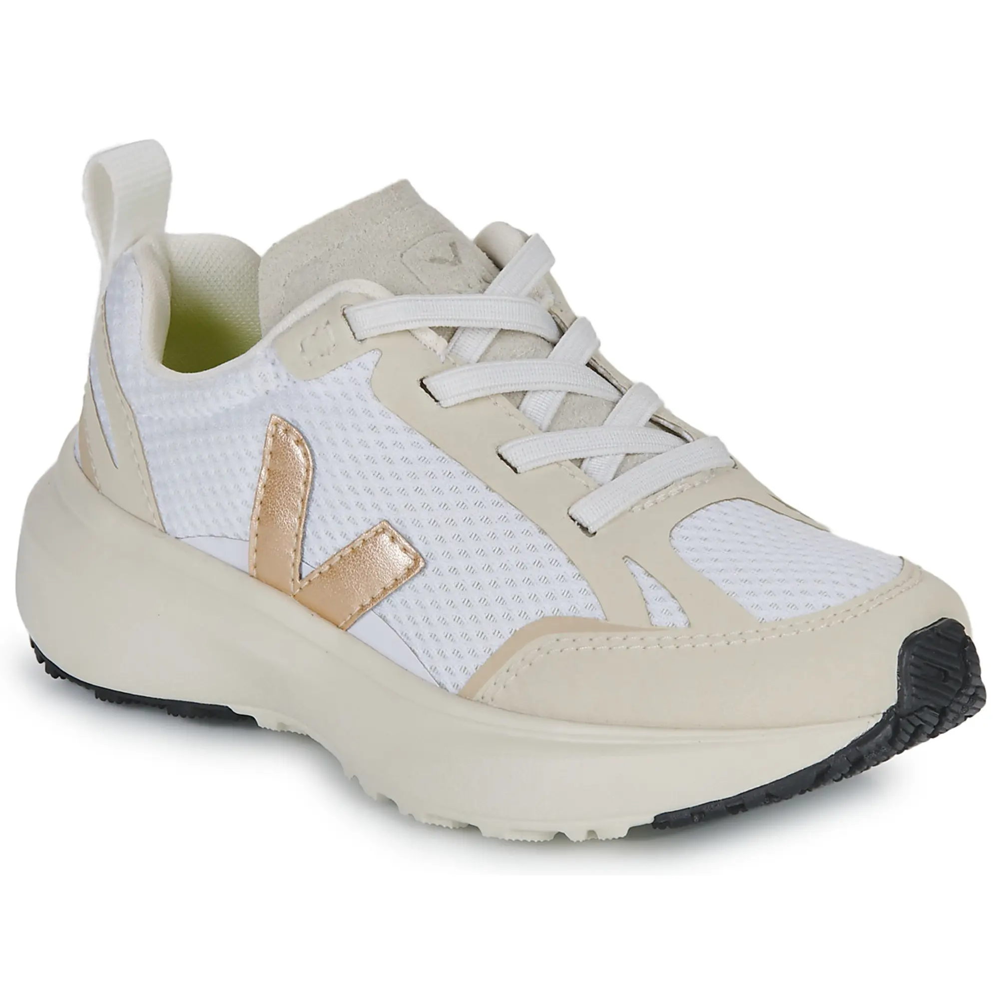 Veja  SMALL CANARY LIGHT  girls's Children's Shoes (Trainers) in White