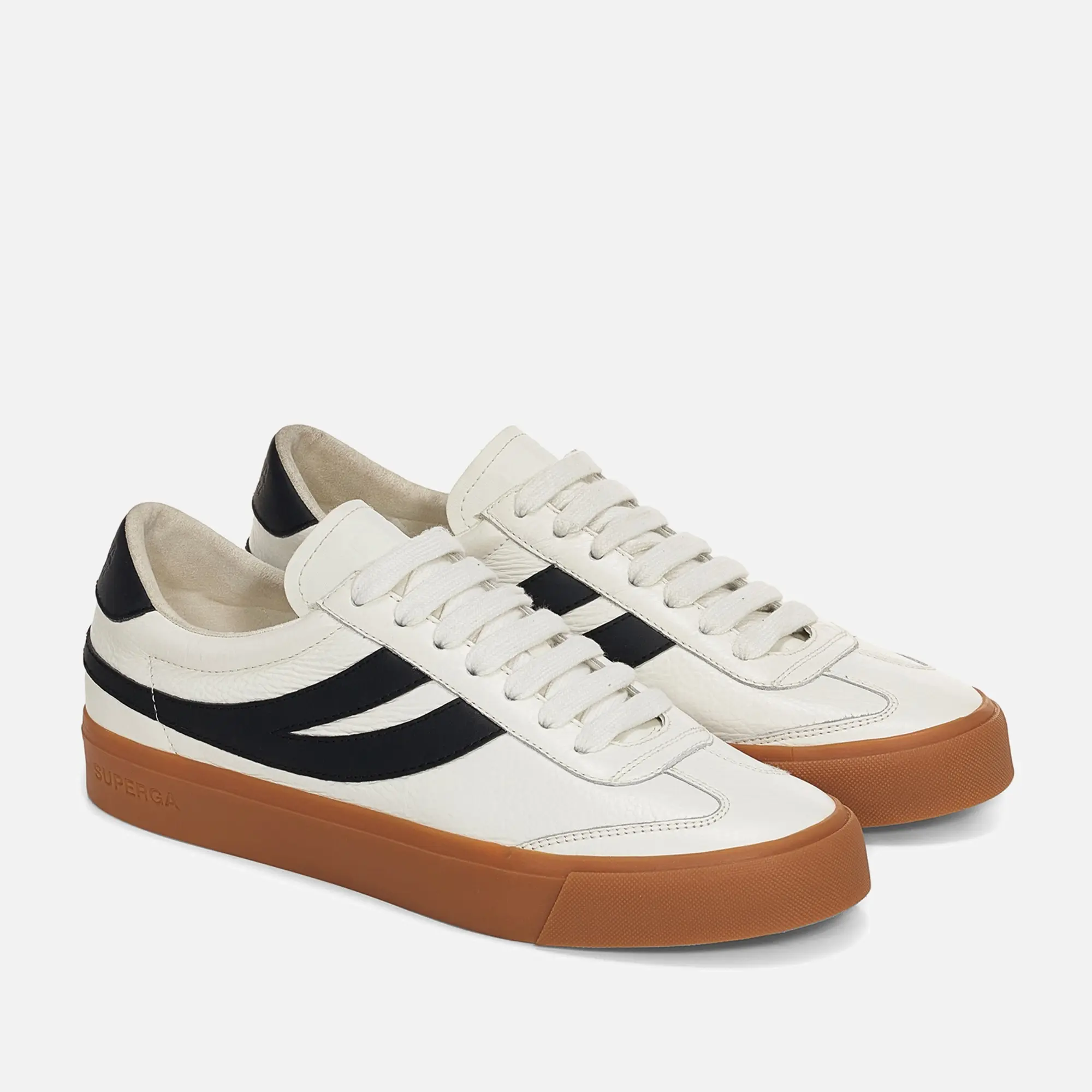 Superga Men's 4834 Club S Swallow Leather Trainers
