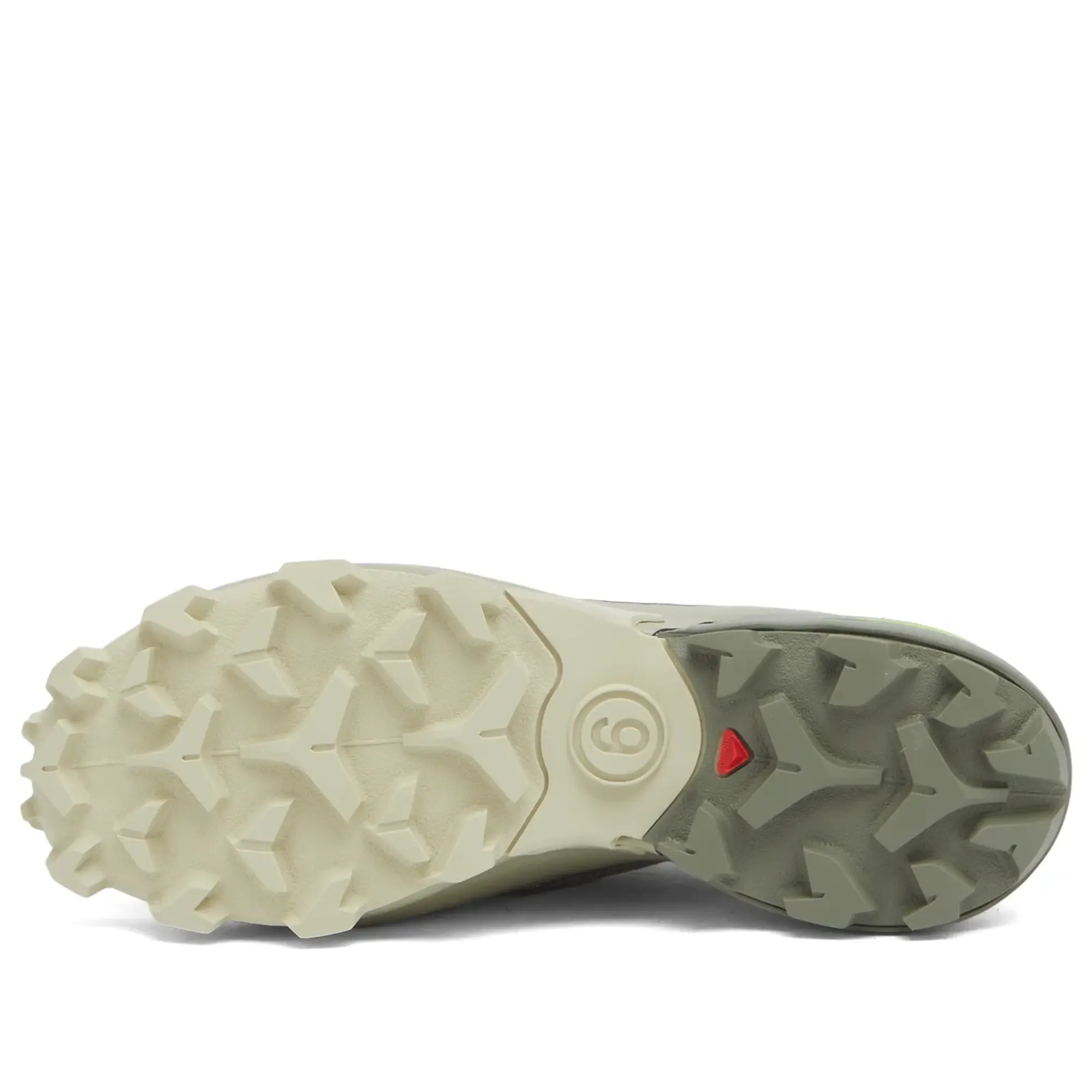 MM6 Maison Margiela Men's x Salomon Cross Low Sneaker Alfalfa/Silver Reflective/Flint Gray
