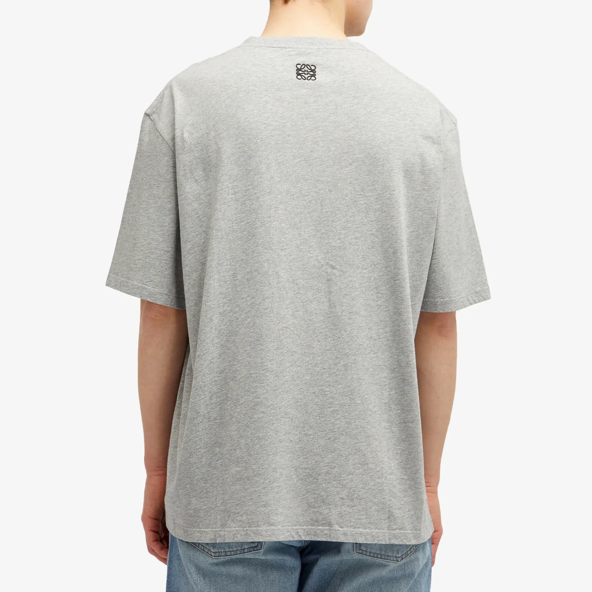 Loewe Men's Brooks Pines T-Shirt Grey Melange
