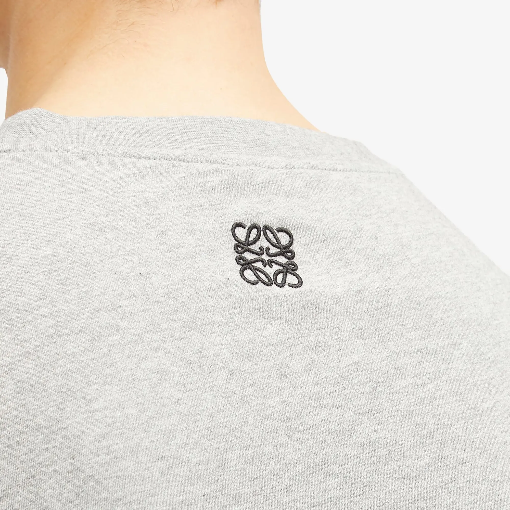 Loewe Men's Brooks Pines T-Shirt Grey Melange