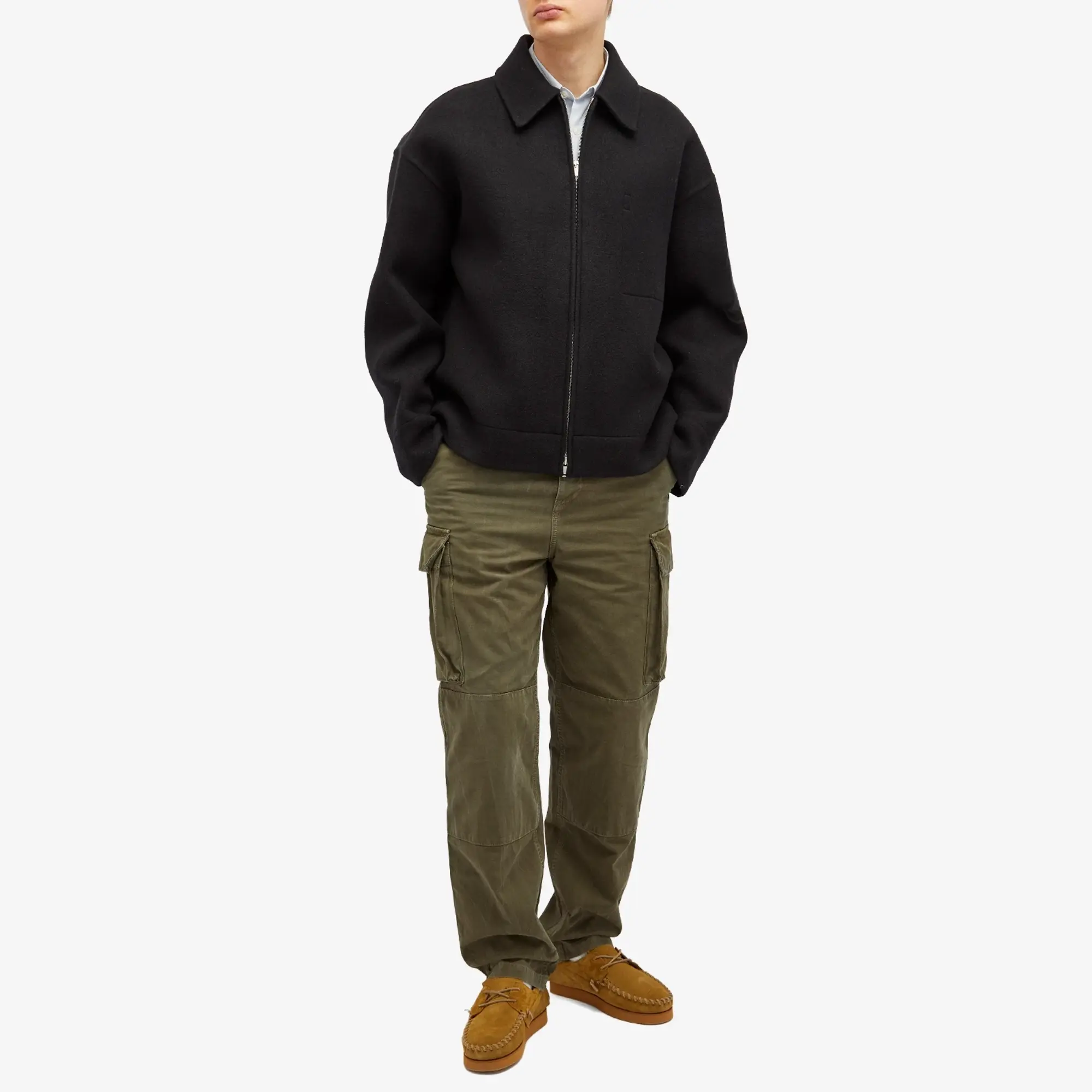 Loewe Men's Cargo Trousers Deep Olive