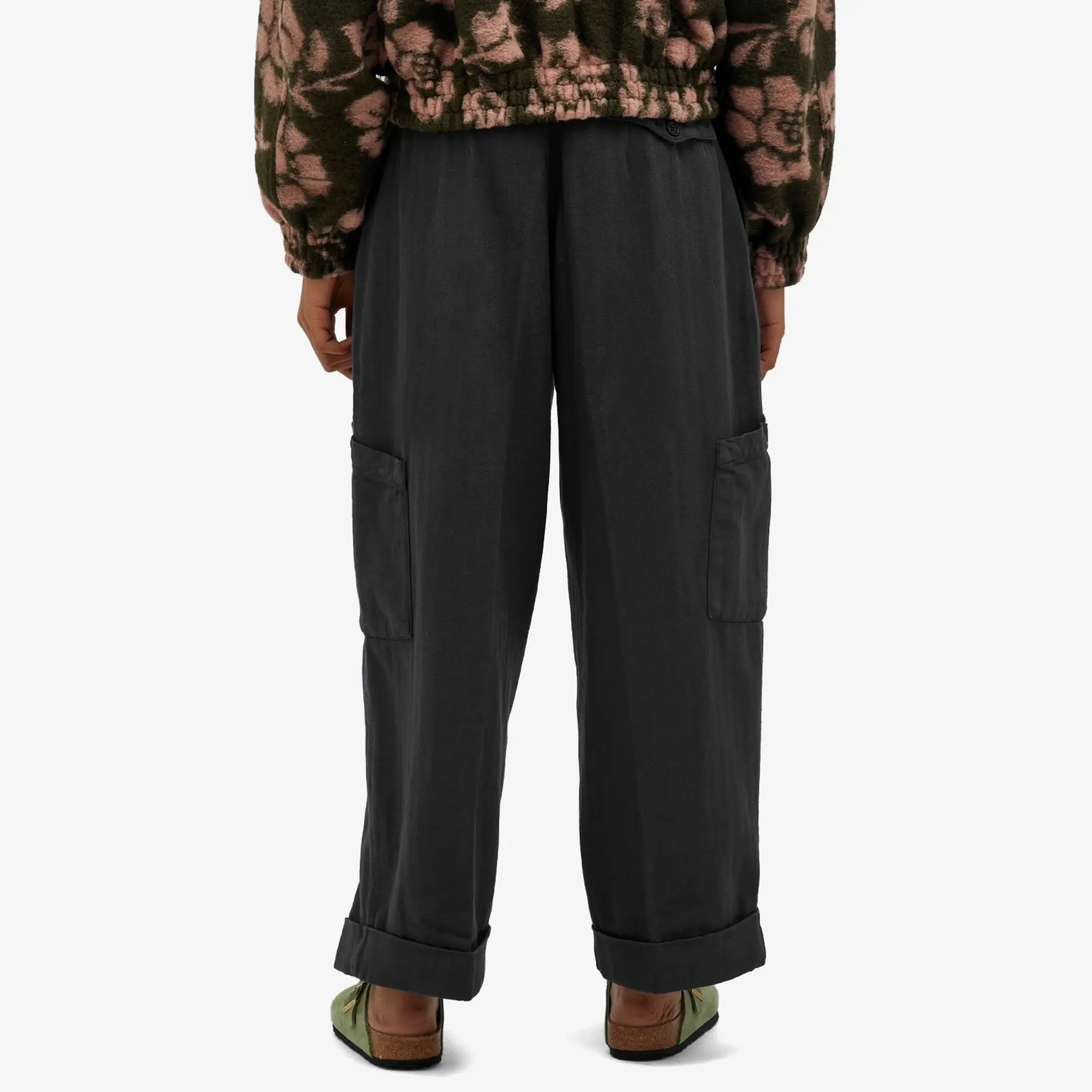 YMC Women's Grease Wide Trousers Black