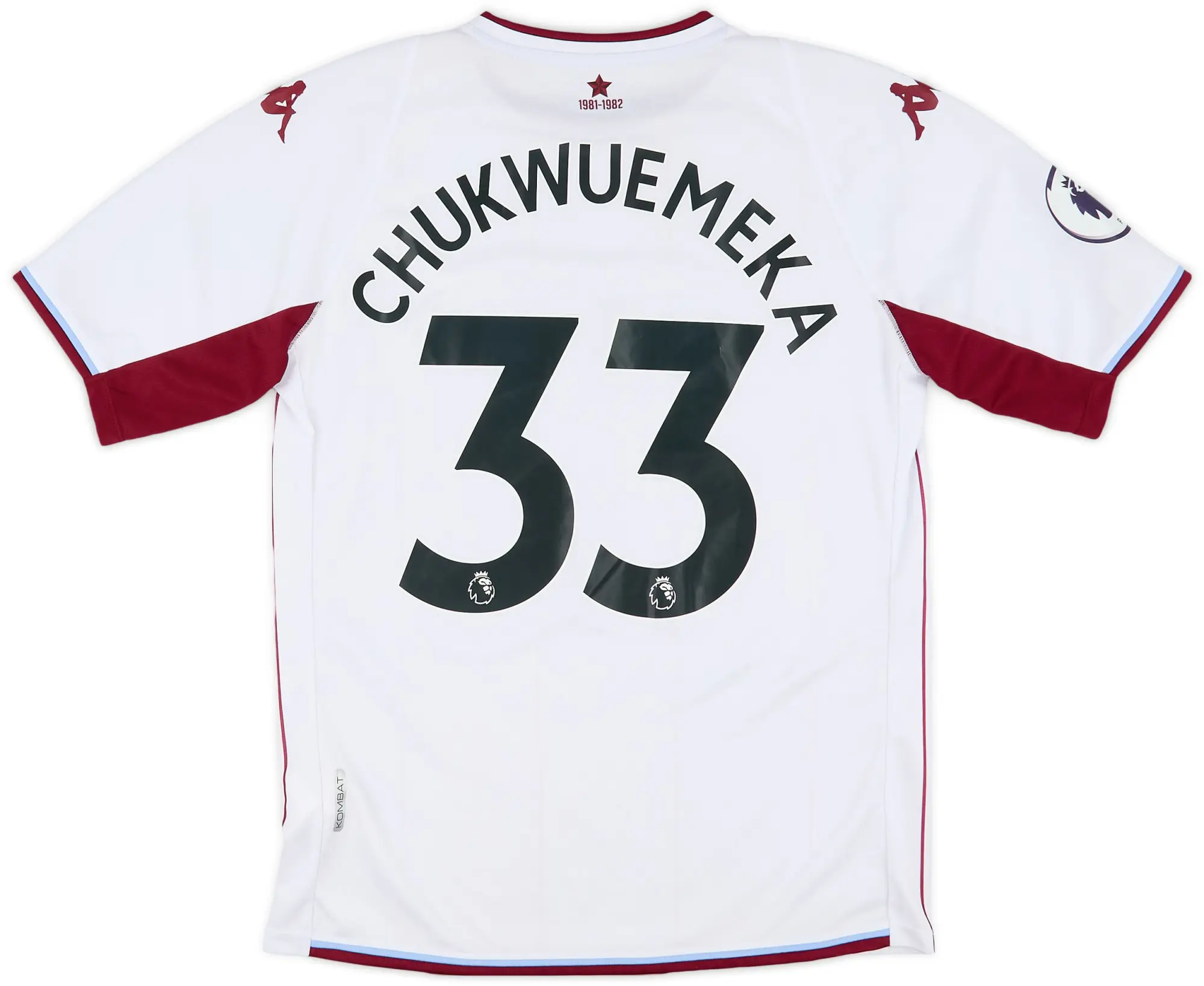 Kappa 2021-22 Aston Villa Away Shirt Chukwuemeka #33 - 9/10 - (L)