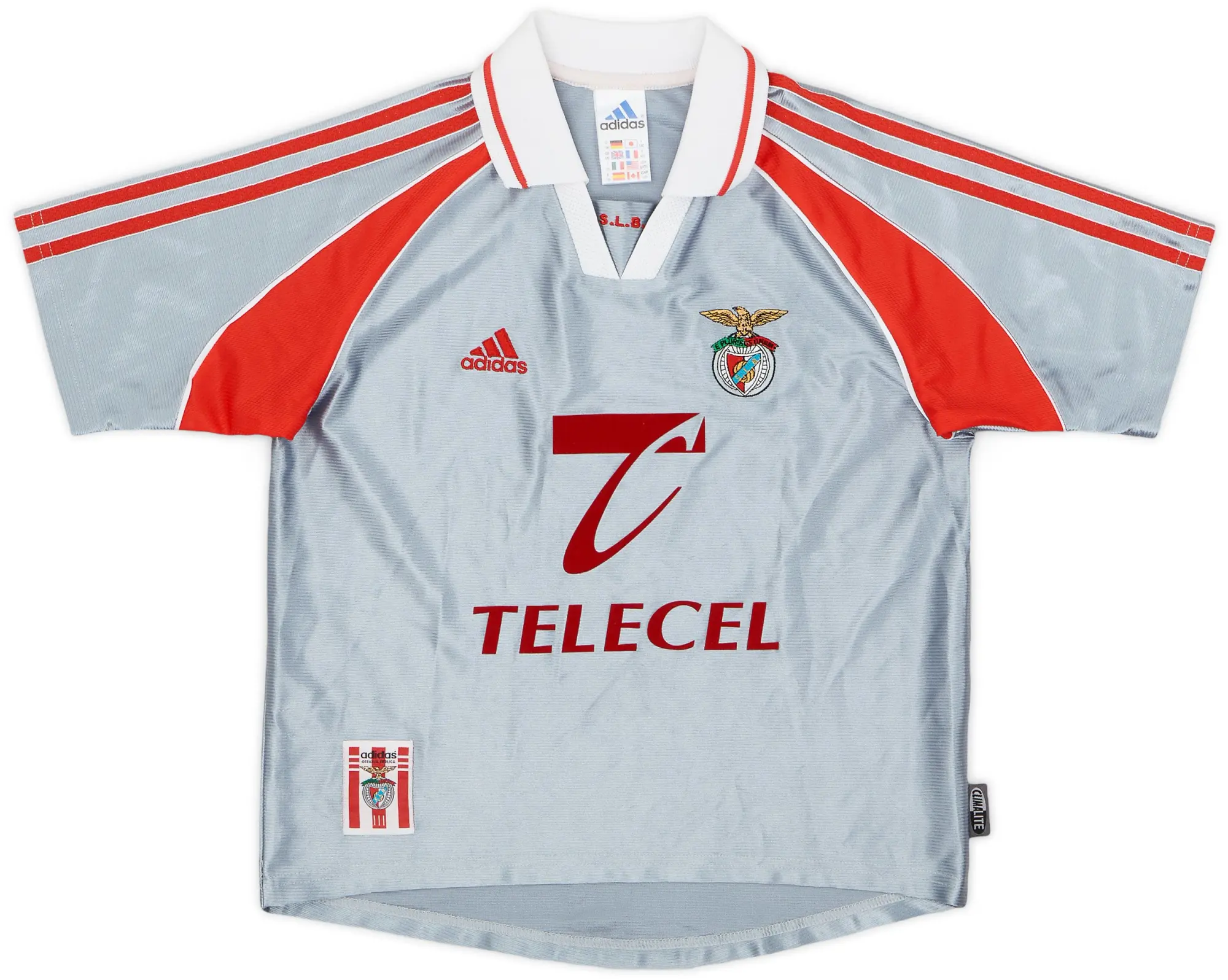 adidas 1999-00 Benfica Away Shirt - 9/10 - (M.Boys)