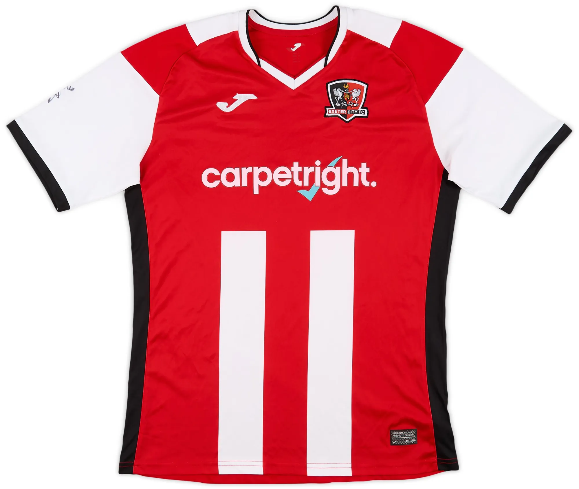 Joma Exeter City Mens SS Home Shirt 2020/22 EXEH20564242used