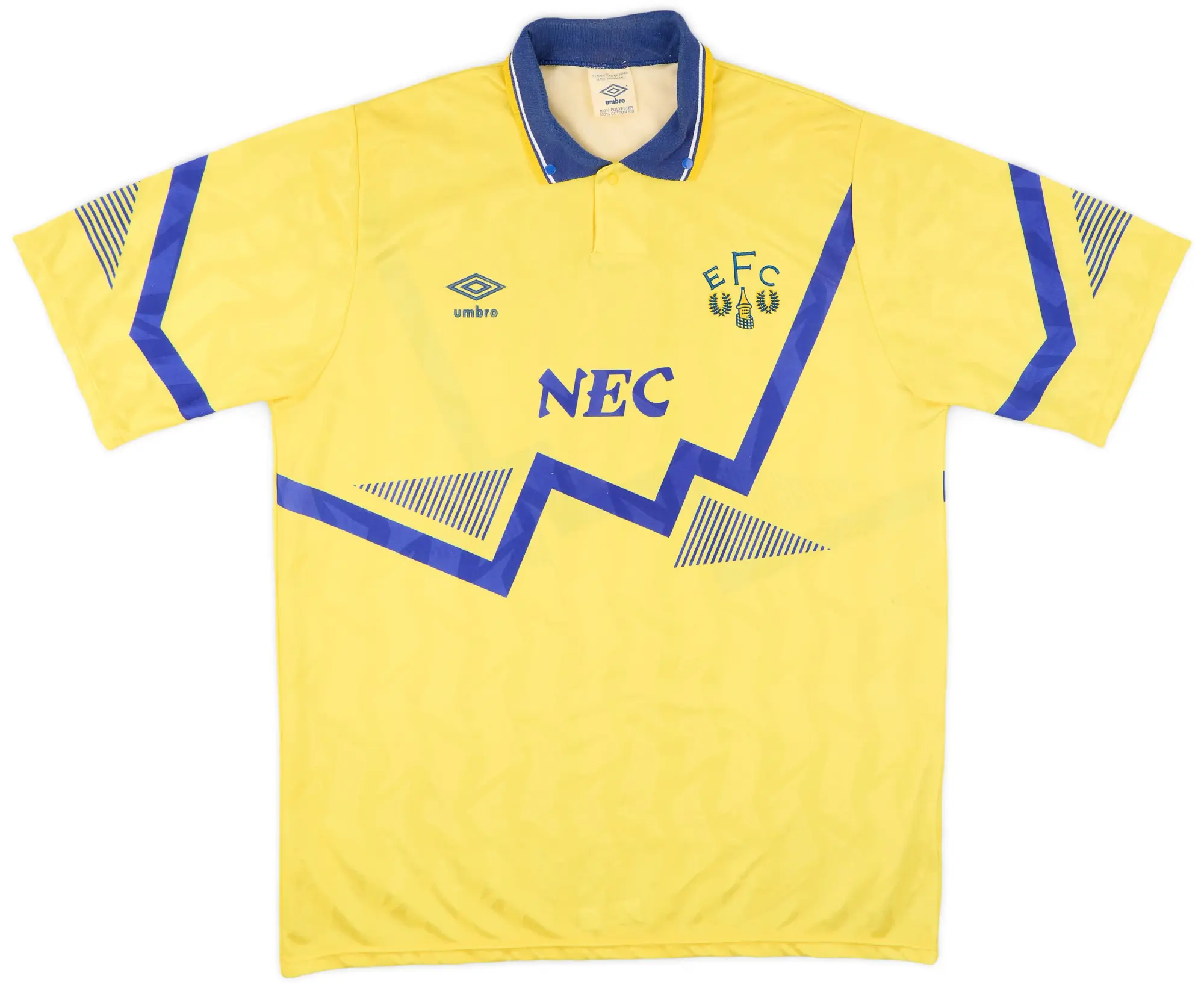 Umbro 1990-92 Everton Away Shirt - 8/10 - (L)