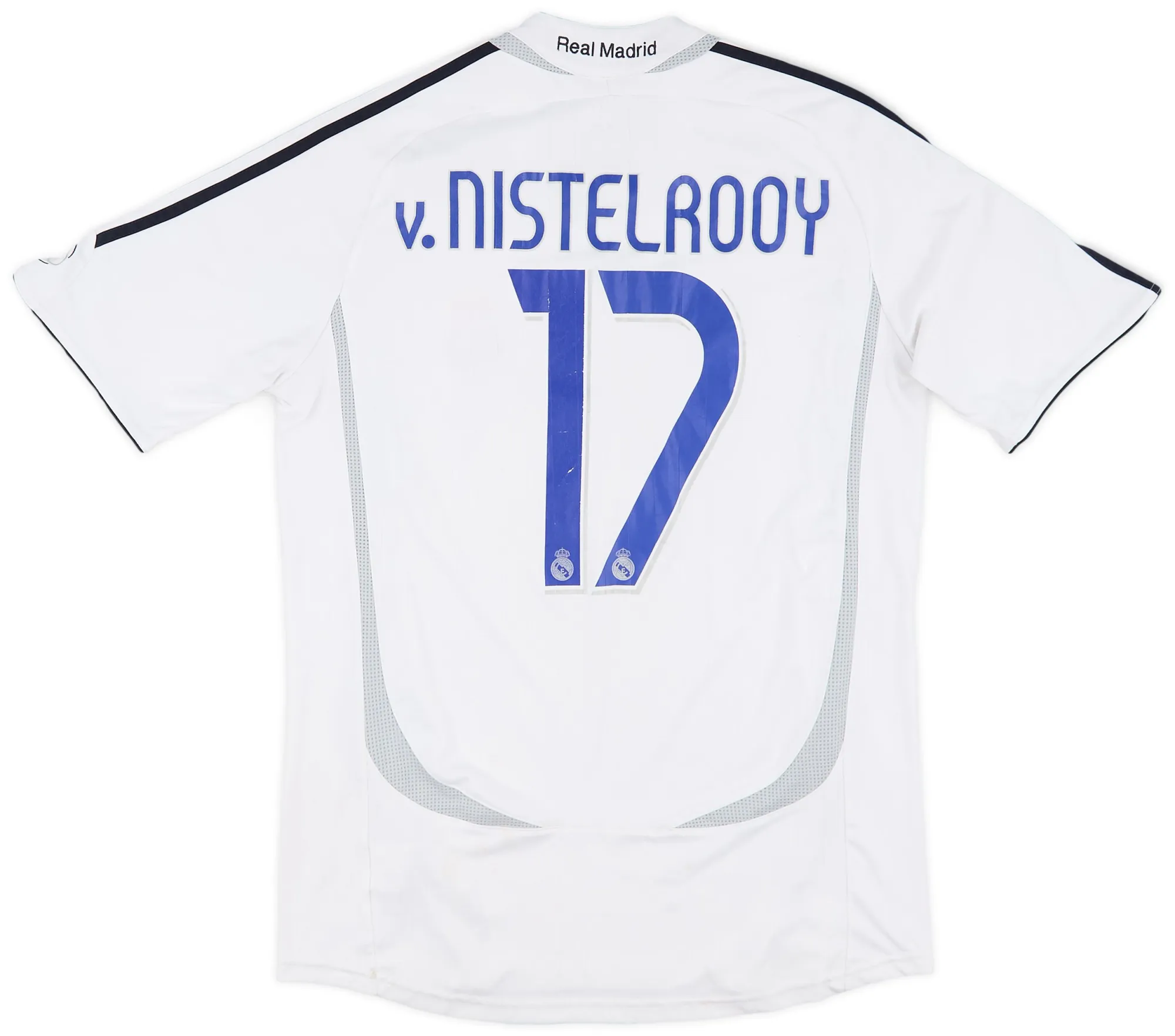 adidas 2006-07 Real Madrid Home Shirt V. Nistelrooy #17 - 6 adidas 2006-07 Real Madrid Home Shirt V. Nistelrooy #17 - 6