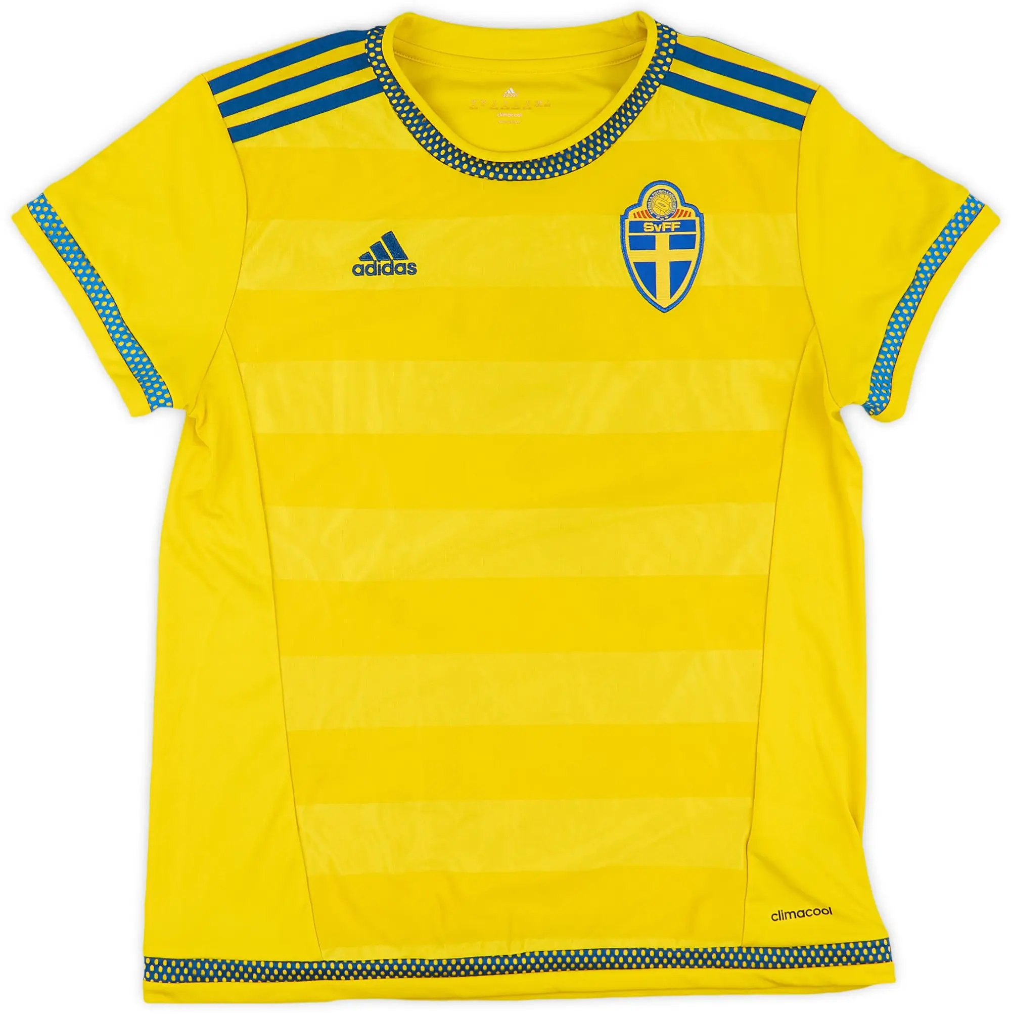 adidas 2015-17 Sweden Womens Home Shirt - 7/10 - (Women's M)