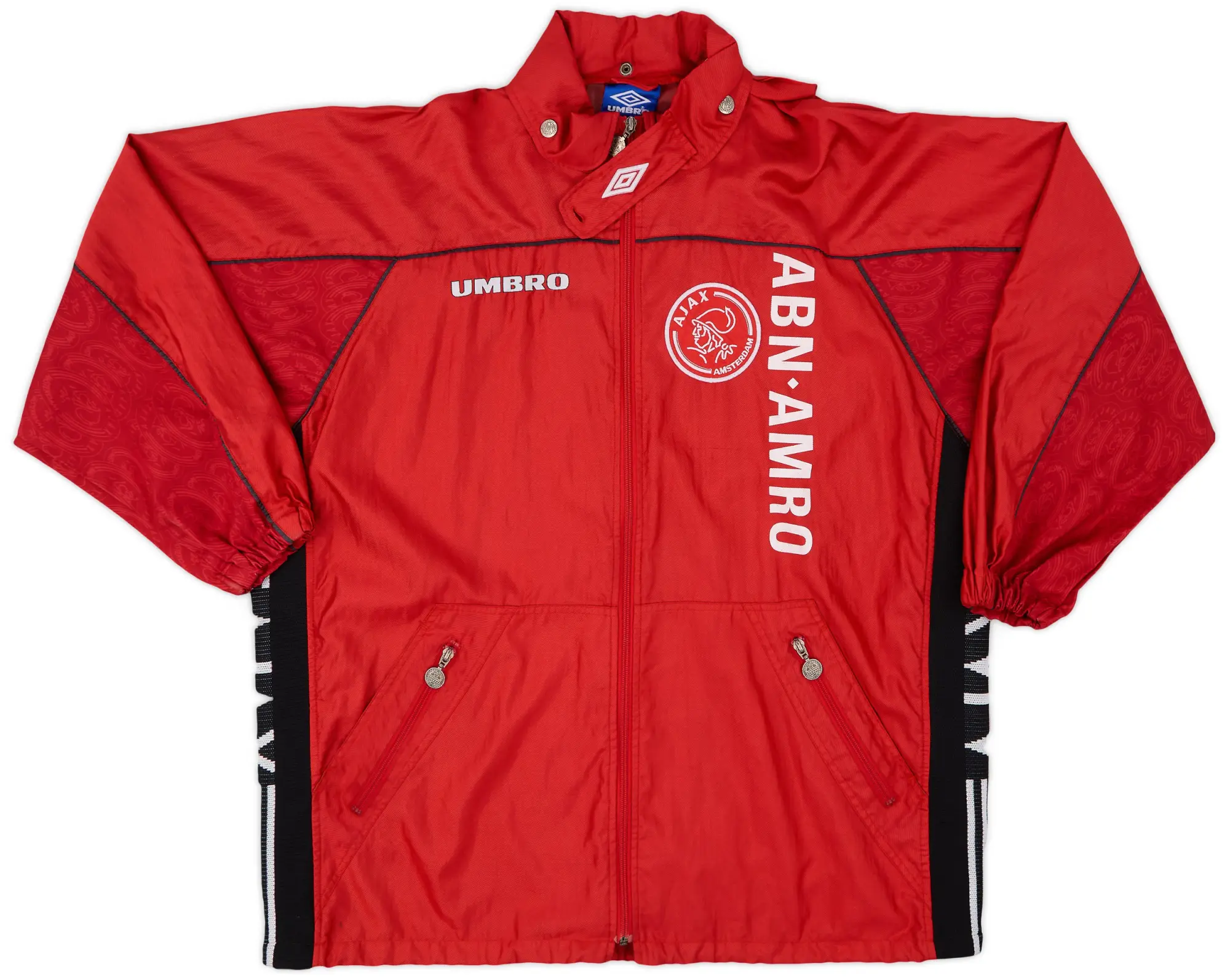 1995-96 Ajax Umbro Hooded Rain Jacket - 8/10 - (XL)